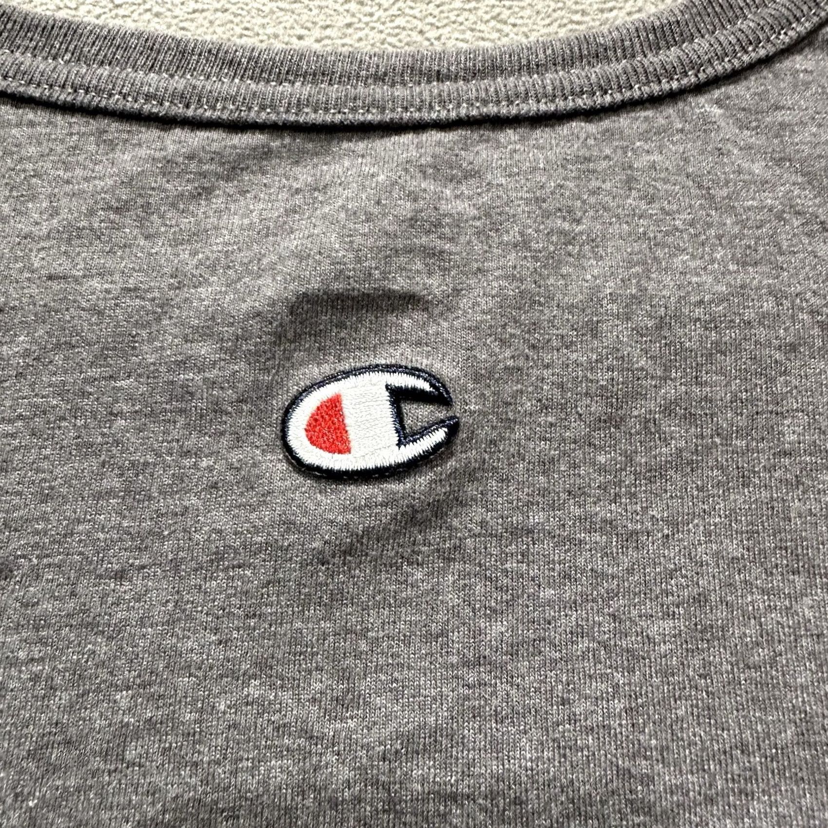 Champion Champion Shirt Mens Large Gray Sleeveless Muscle Tank Top Logo GUC Athletic Gym Running 90s? Size US L / EU 52-54 / 3 - 5 Thumbnail