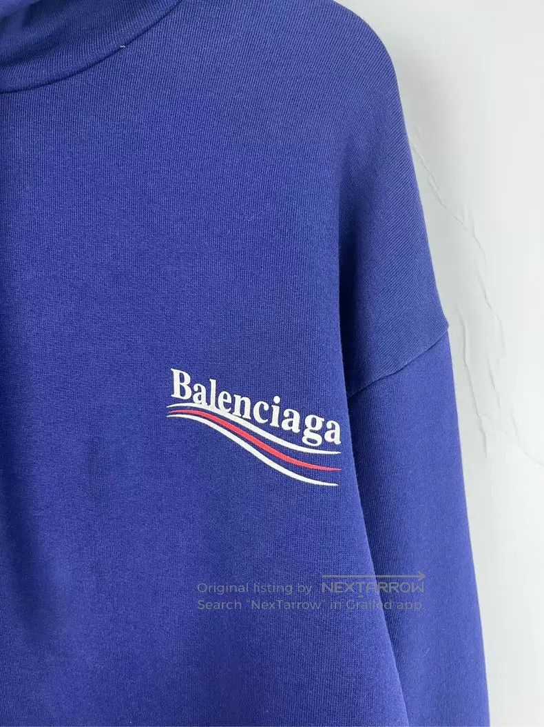 Balenciaga Balenciaga Wave Coca-Cola Printed Hooded Fleece Sweatshirt Size US M / EU 48-50 / 2 - 3 Thumbnail