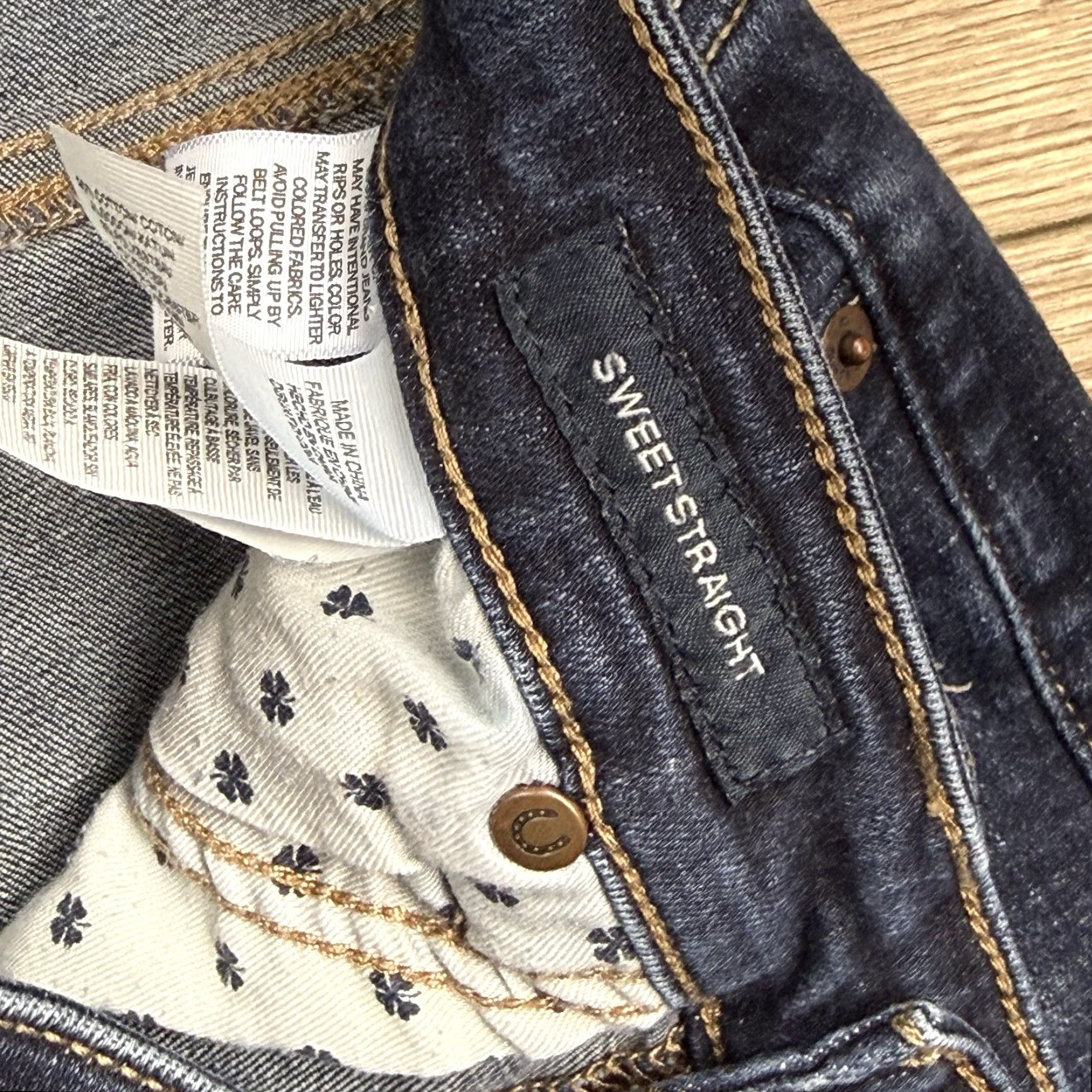 Lucky Brand Lucky Brand Sweet Straight Ankle Jeans Size 4 Blue Dark Stretch Women 29in Inseam Pants Mens? Size 27" / US 4 / IT 40 - 3 Thumbnail