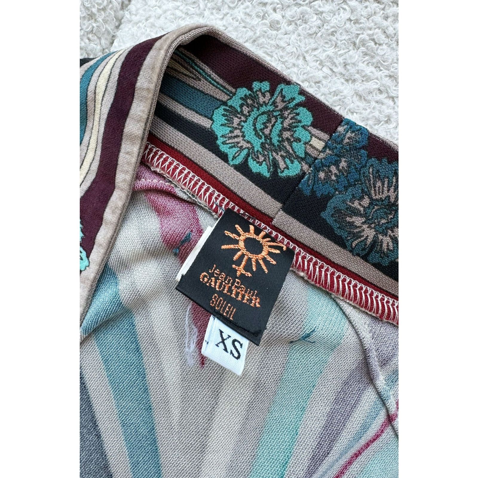 Jean Paul Gaultier Vintage Jean Paul Gaultier 1990s Floral Print Maxi Size XS / US 0-2 / IT 36-38 - 8 Thumbnail
