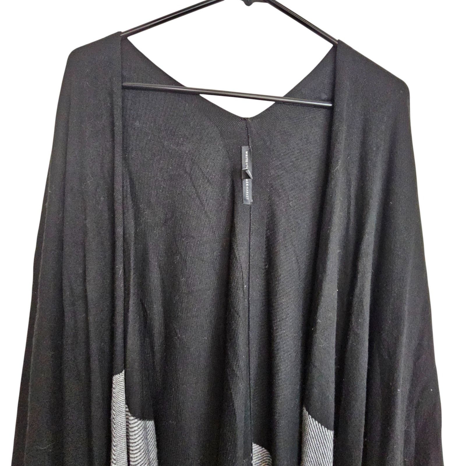 White House Black Market White House Black Market Wool Sweater Wrap Sz M/L Classic Size M / US 6-8 / IT 42-44 - 2 Thumbnail