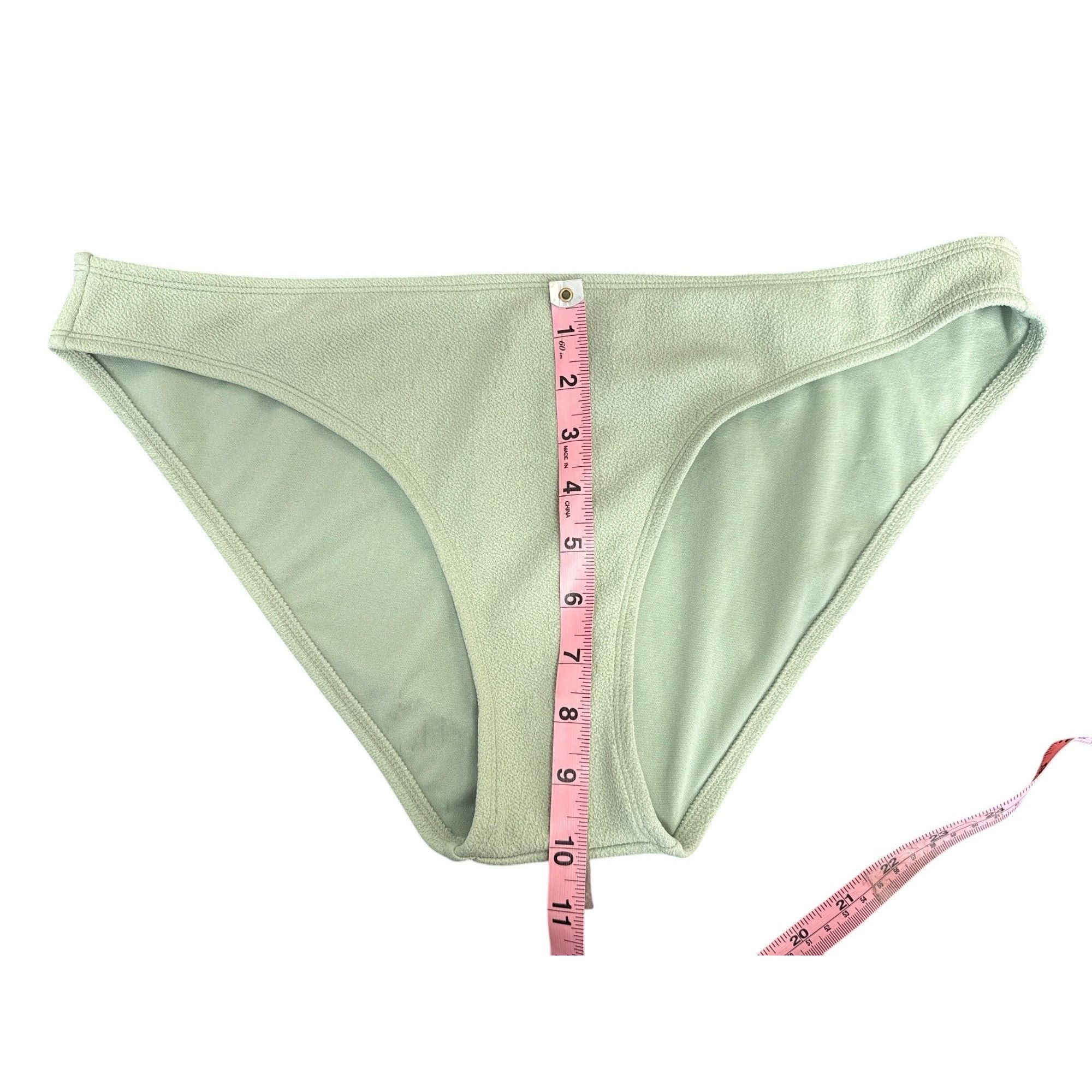Other Xhilaration Womens Cheeky Bikini Bottoms XL Light Green Swim Size ONE SIZE - 7 Thumbnail