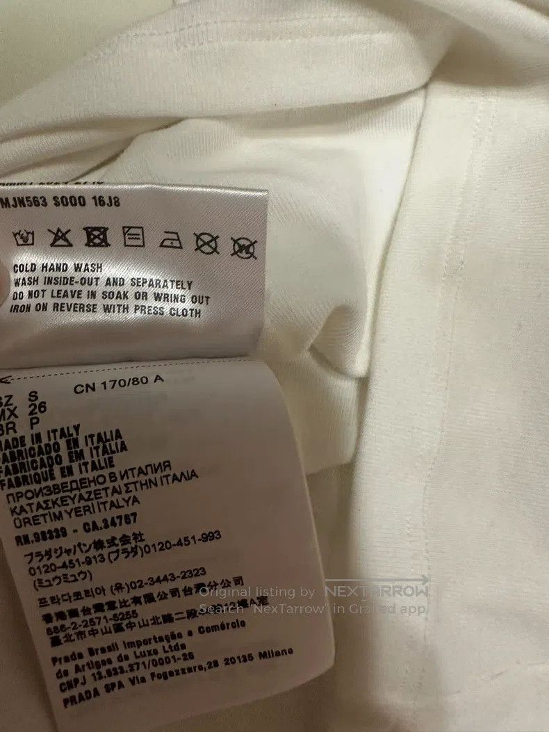 Miu Miu Miu Miu Size S Small sailboat joint short sleeve T-shirt ne Size S / US 4 / IT 40 - 3 Thumbnail