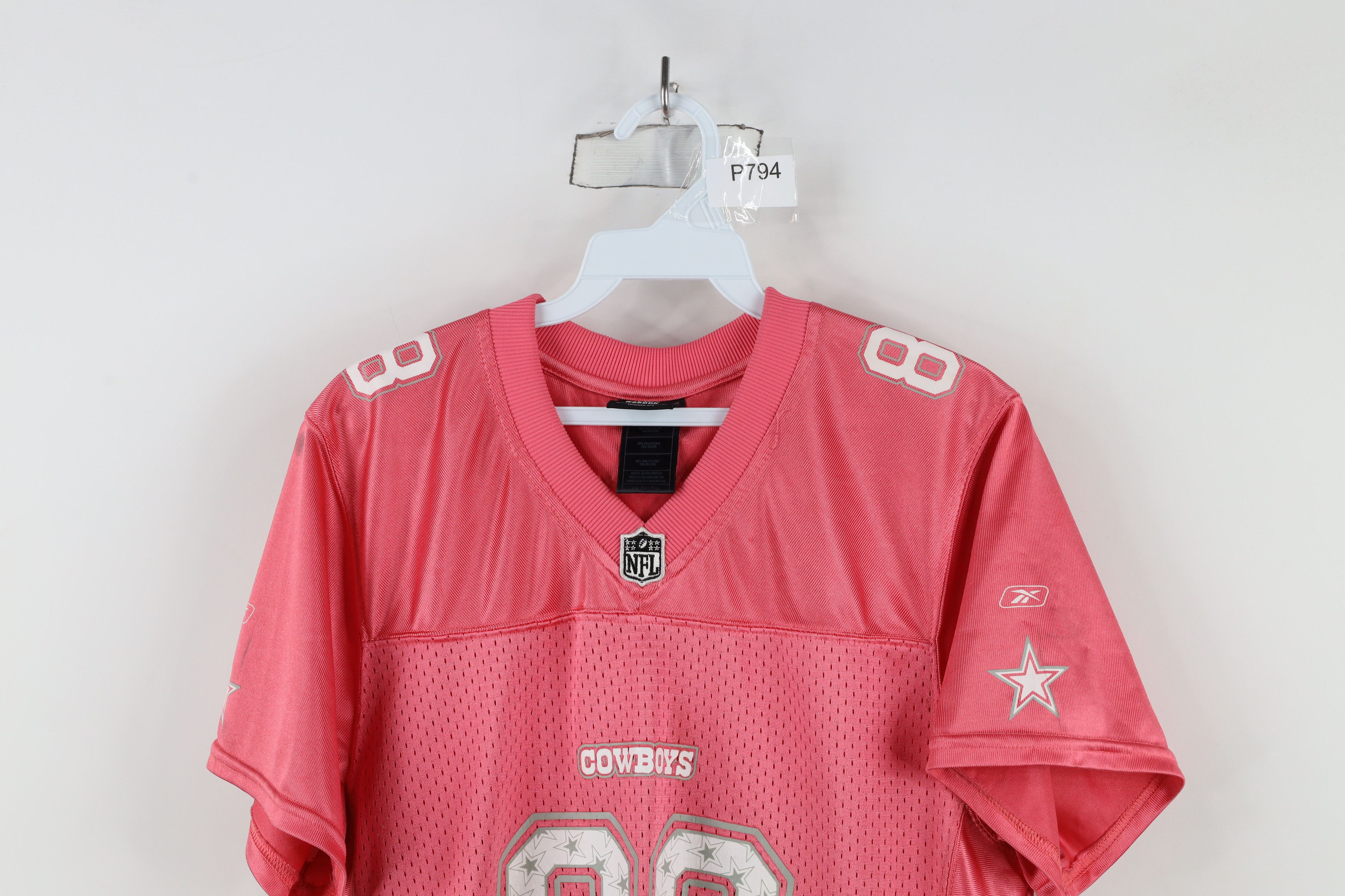 Reebok × Vintage Vintage Reebok Dallas Cowboys Football Jersey Pink #88 Size XXL / US 16-18 / IT 52-54 - 2 Thumbnail