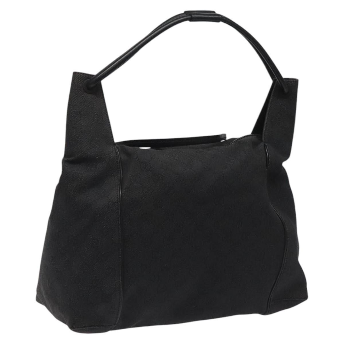 Gucci Gucci Vintage Shoulder Bag GG Canvas and Leather Size ONE SIZE - 1 Thumbnail