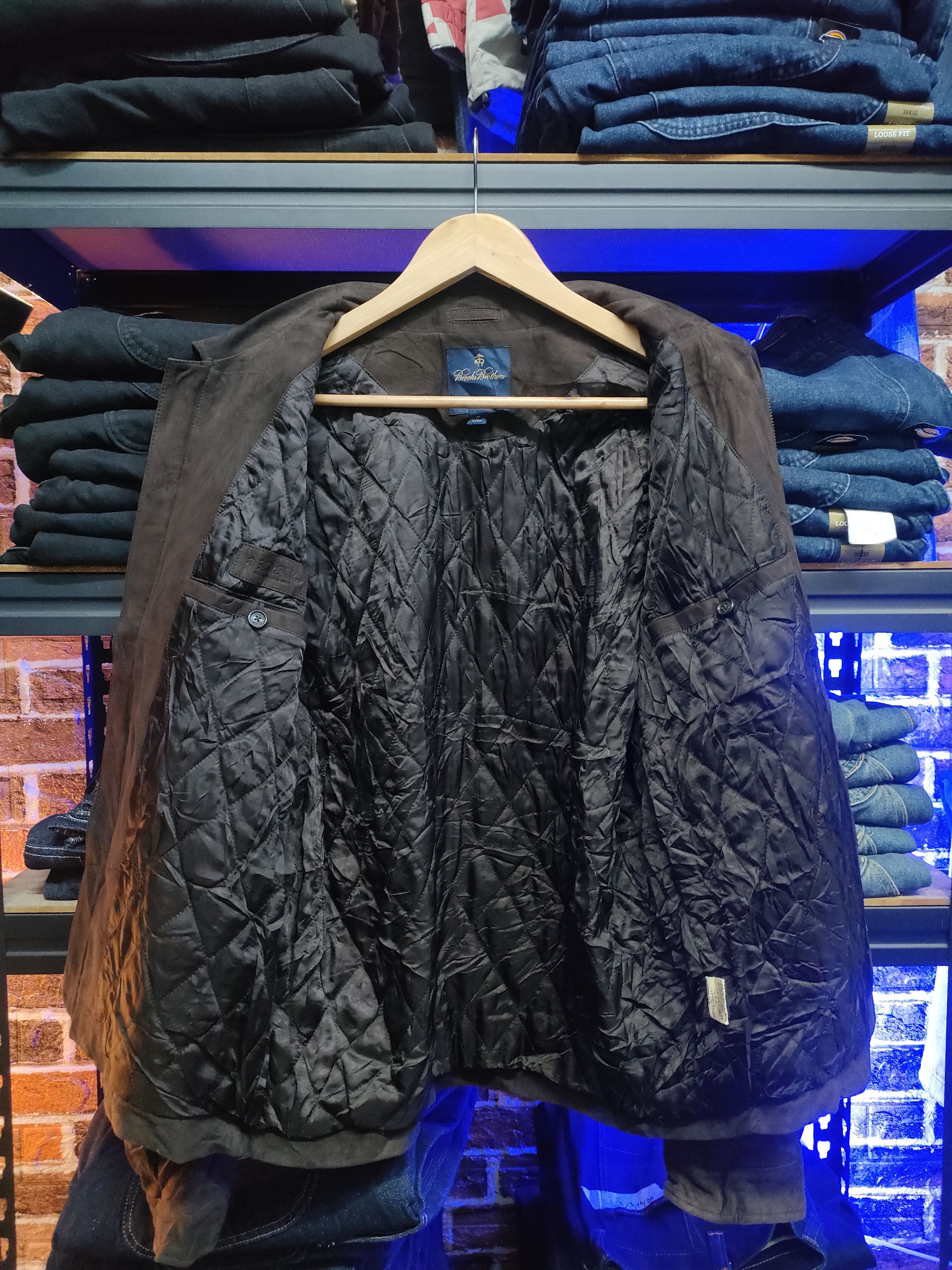 Brooks Brothers × Genuine Leather Brooks Brothers Suede Leather Jacket Size US M / EU 48-50 / 2 - 3 Thumbnail