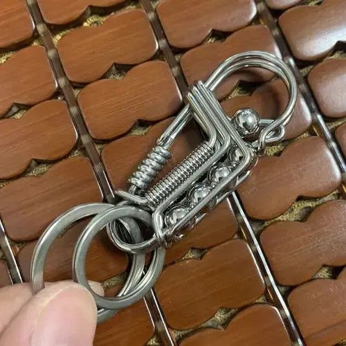 Vintage Stainless steel Handicraft Mechanical KeyRing Size ONE SIZE - 3 Thumbnail