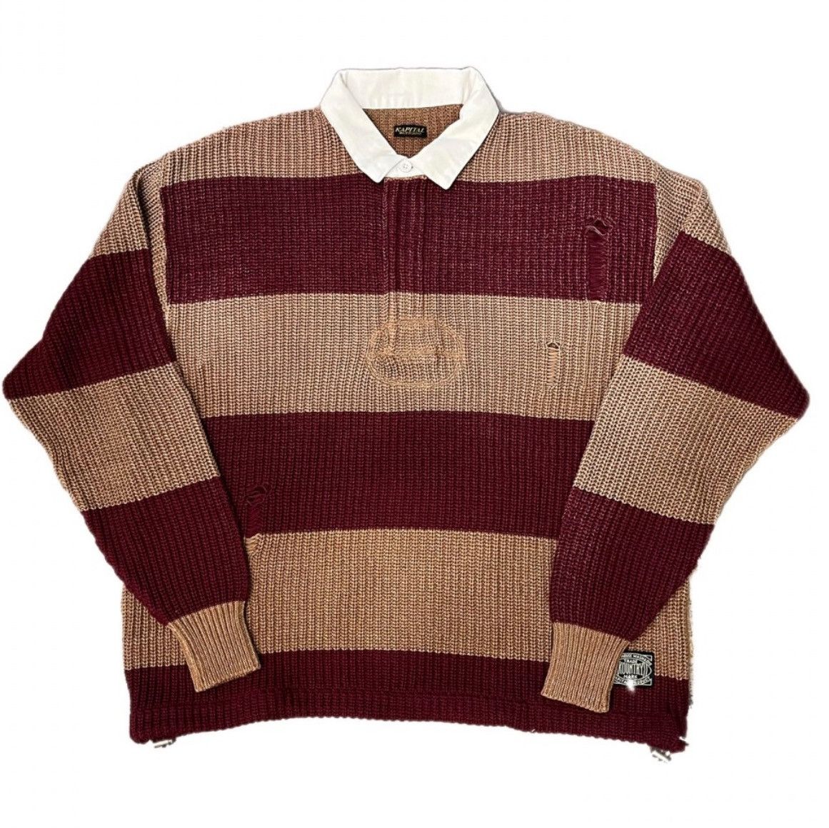 Kapital Kapital Knitted Rugby sz: 3/XXL [NWT] Size US XL / EU 56 / 4 - 1 Thumbnail