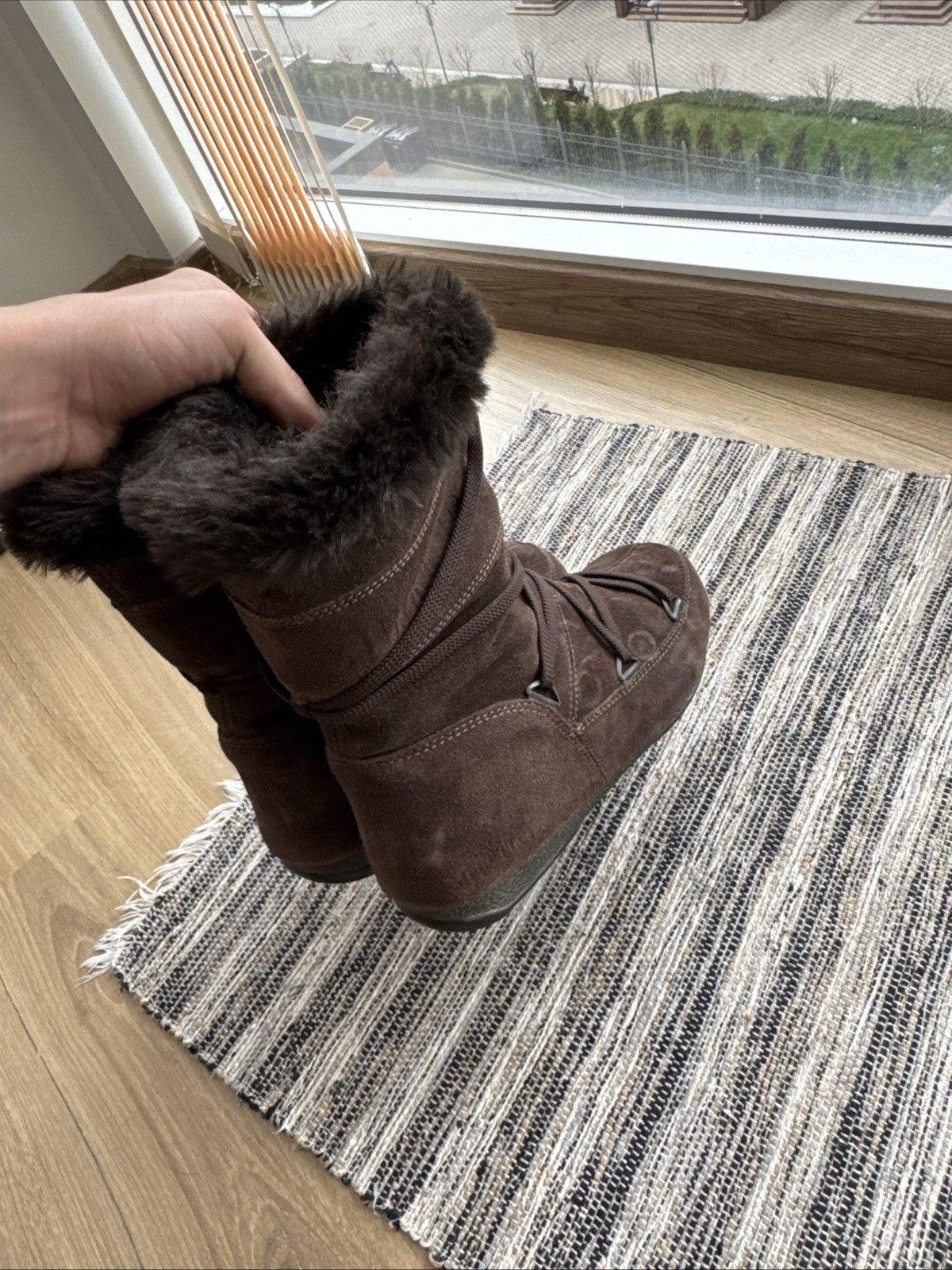 Moon Boot Moon Boot Suede Vintage Brown Hype Y2K Shoes Snow Boots Size US 6 / IT 36 - 11 Thumbnail