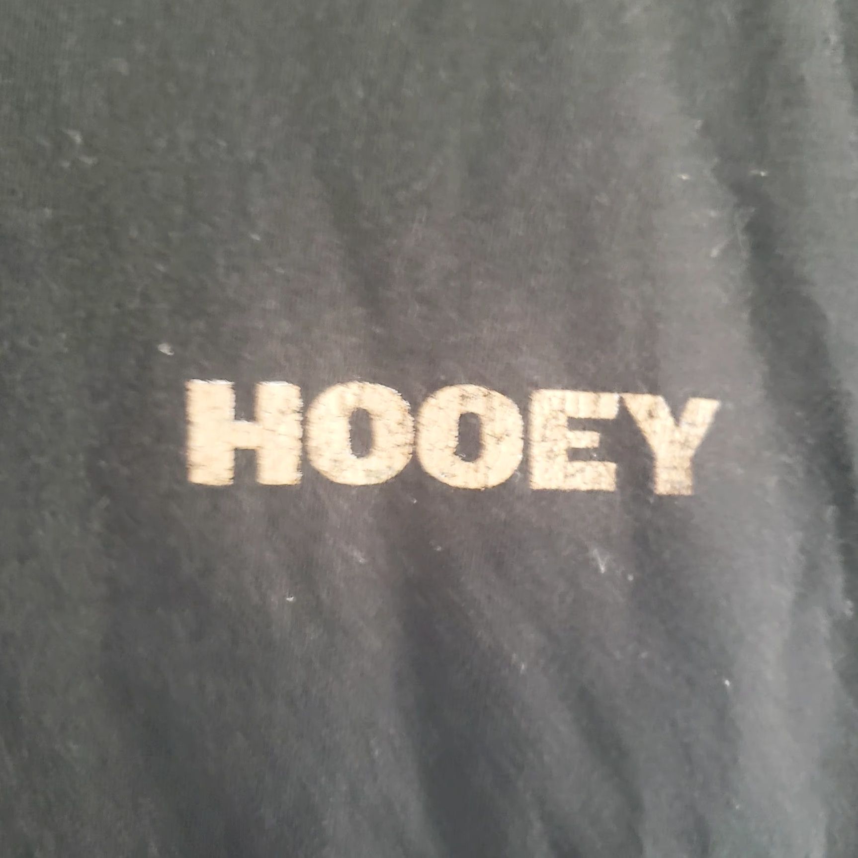 Vintage Hooey Tee Shirt Mens Size L Black Front Back Graphic Print Cotton Logo Short Sleeve T-Shirt Regular Fit Size US L / EU 52-54 / 3 - 6 Thumbnail