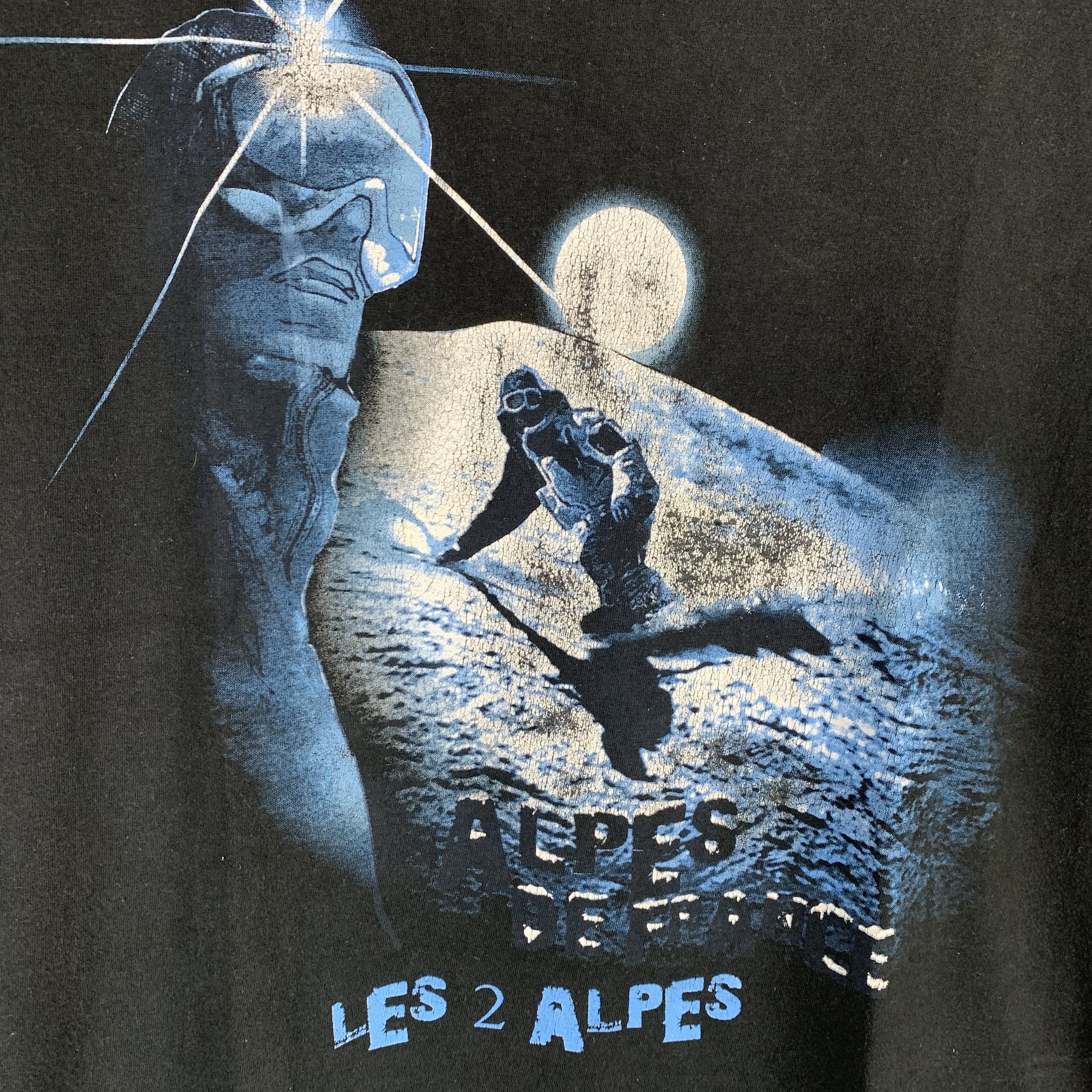 Vintage Vintage Les 2 Alpes Tshirt Size US XL / EU 56 / 4 - 3 Thumbnail