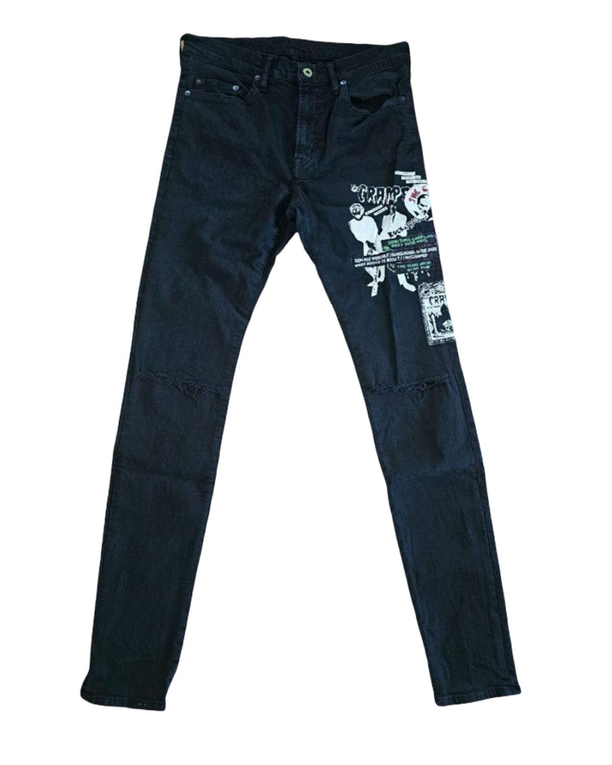 Hysteric Glamour × Vintage Hysteric Glamour studded skinny jeans