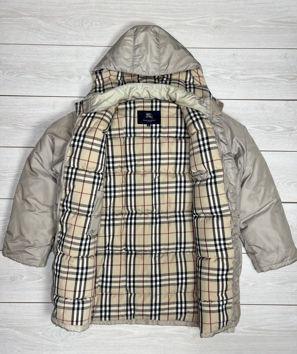 Burberry Burberry Puffer Parka Jacket Size US XL / EU 56 / 4 - 4 Thumbnail
