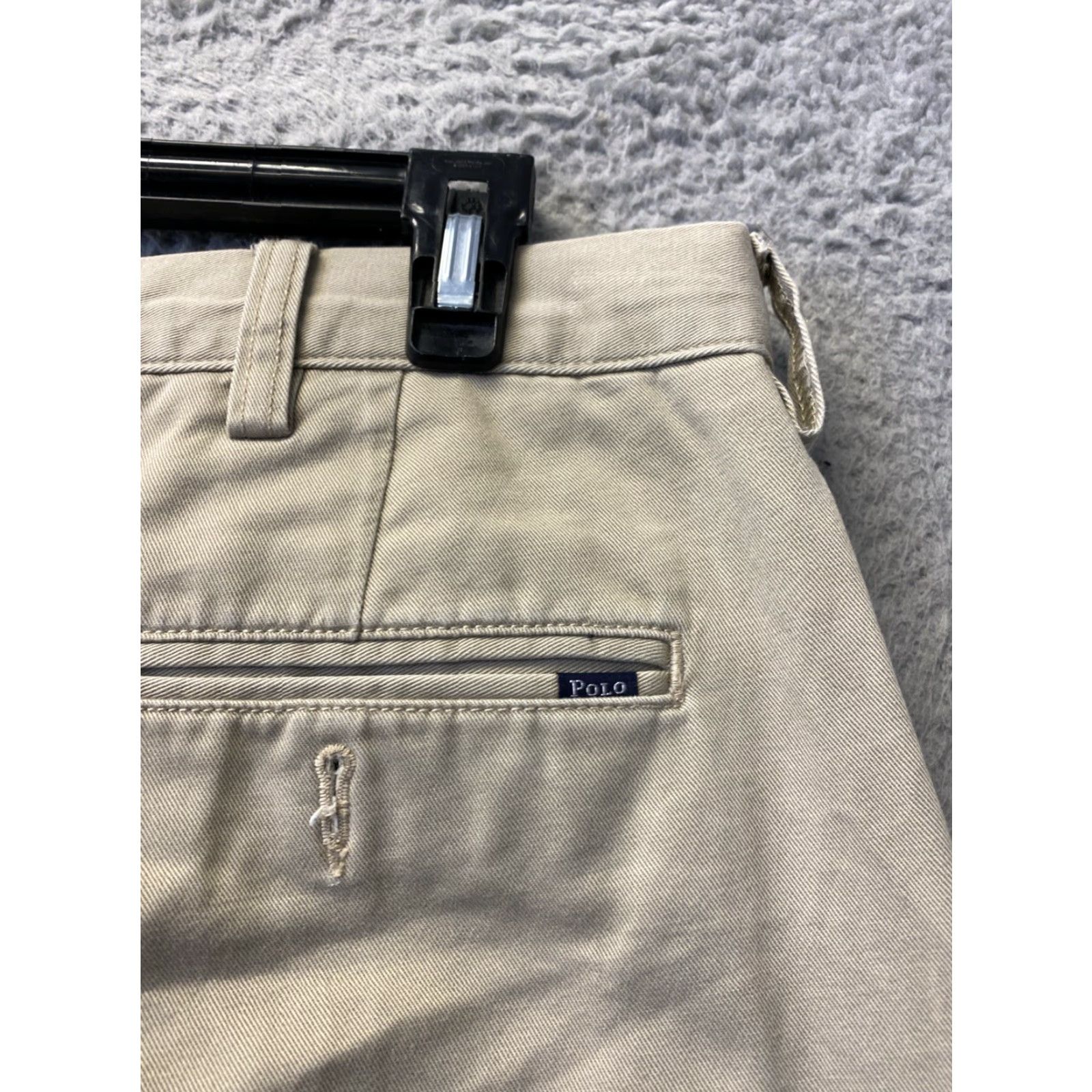 Polo Ralph Lauren VINTAGE Polo Ralph Lauren Chino Pants Men's 36x34 Beige Cotton 90s Casual Workwear Size US M / EU 48-50 / 2 - 7 Thumbnail