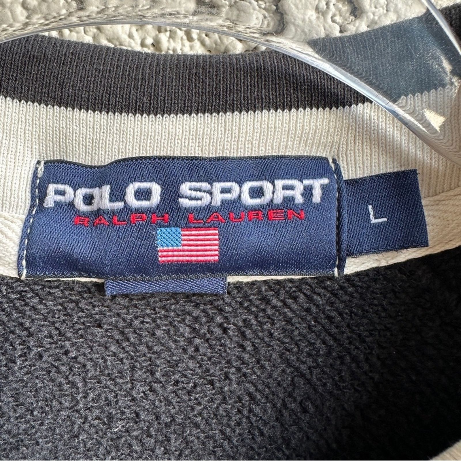 Polo Ralph Lauren Vintage RALPH LAUREN POLO Sport Varsity Jacket RL 90s Patch Size US L / EU 52-54 / 3 - 14 Thumbnail