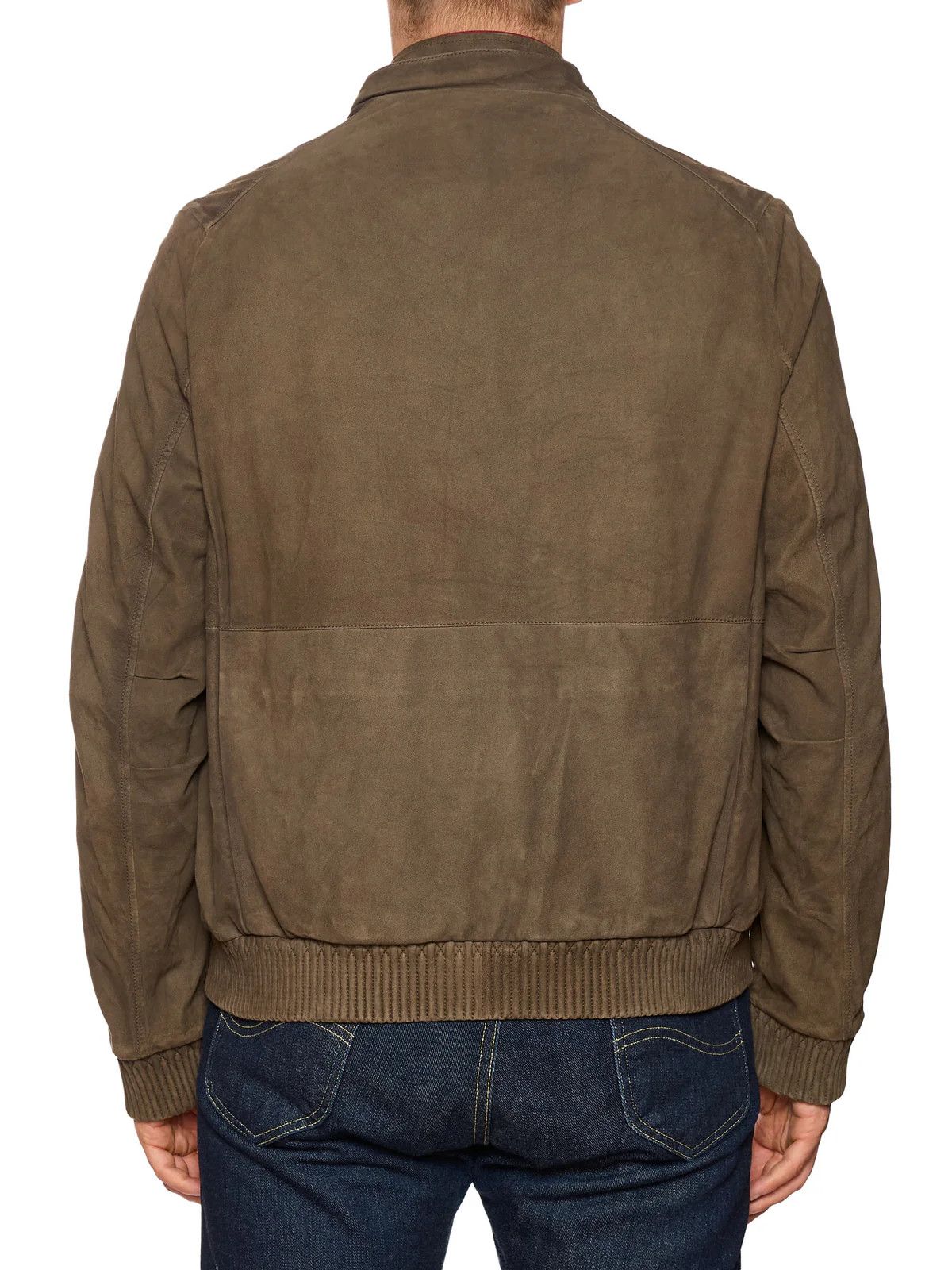 Berluti BERLUTI Packable Khaki Nubuck Lambskin Leather Hooded Jacket Size US M / EU 48-50 / 2 - 7 Thumbnail