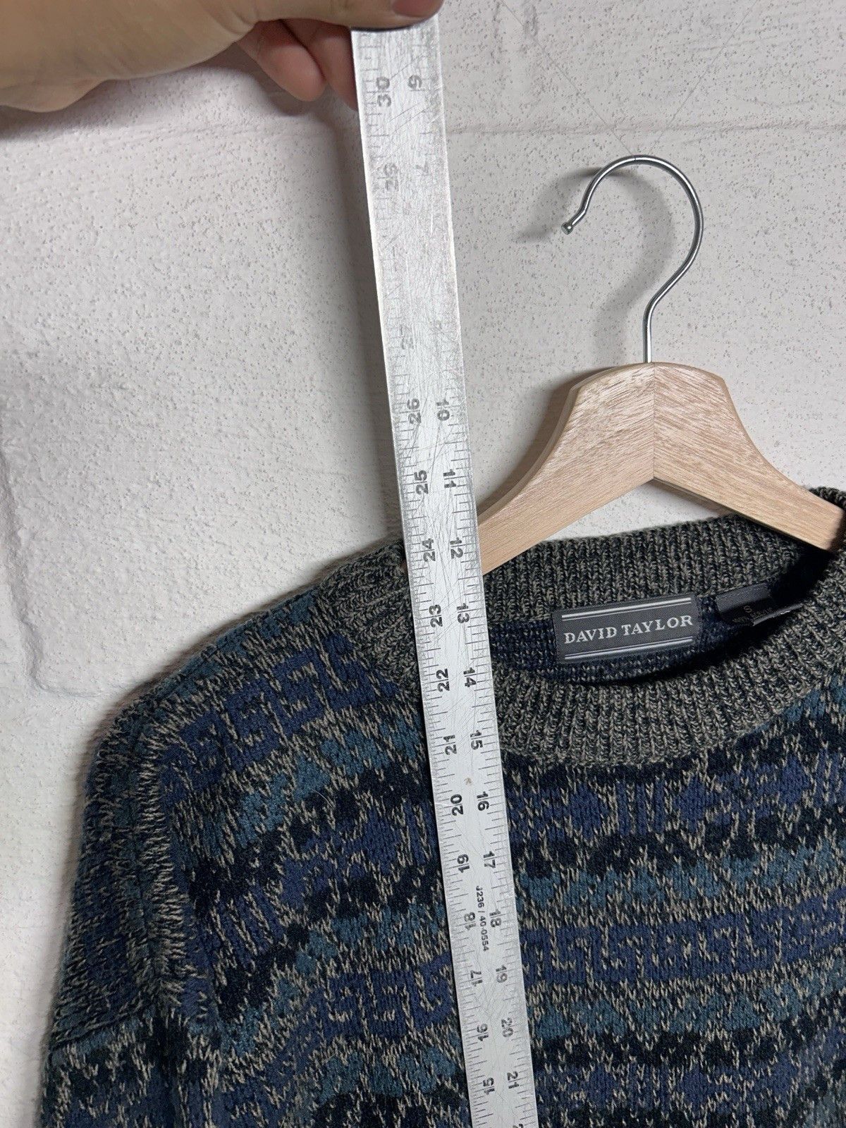 David Taylor Vintage 90’s David Taylor Retro Pattered Sweater Size Small Size US S / EU 44-46 / 1 - 6 Thumbnail
