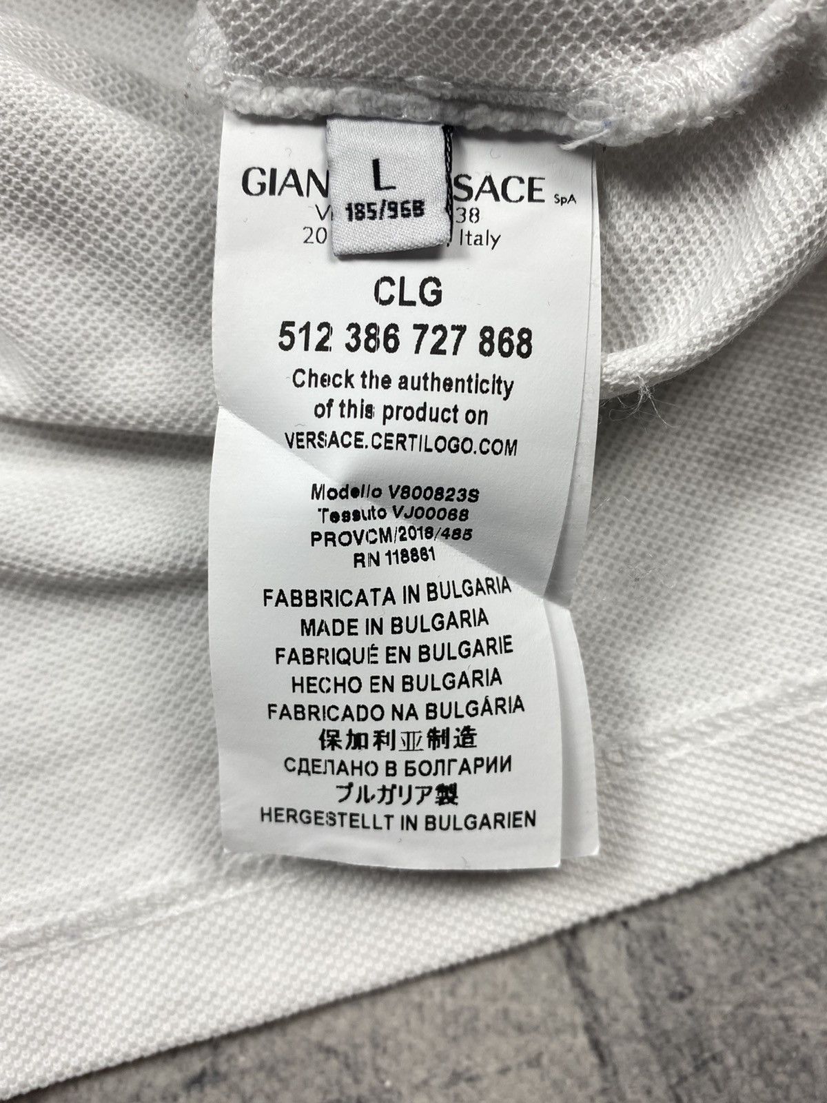 Versace Versace Collection Polo Shirt White Medusa Logo Embroidered Size US L / EU 52-54 / 3 - 18 Thumbnail