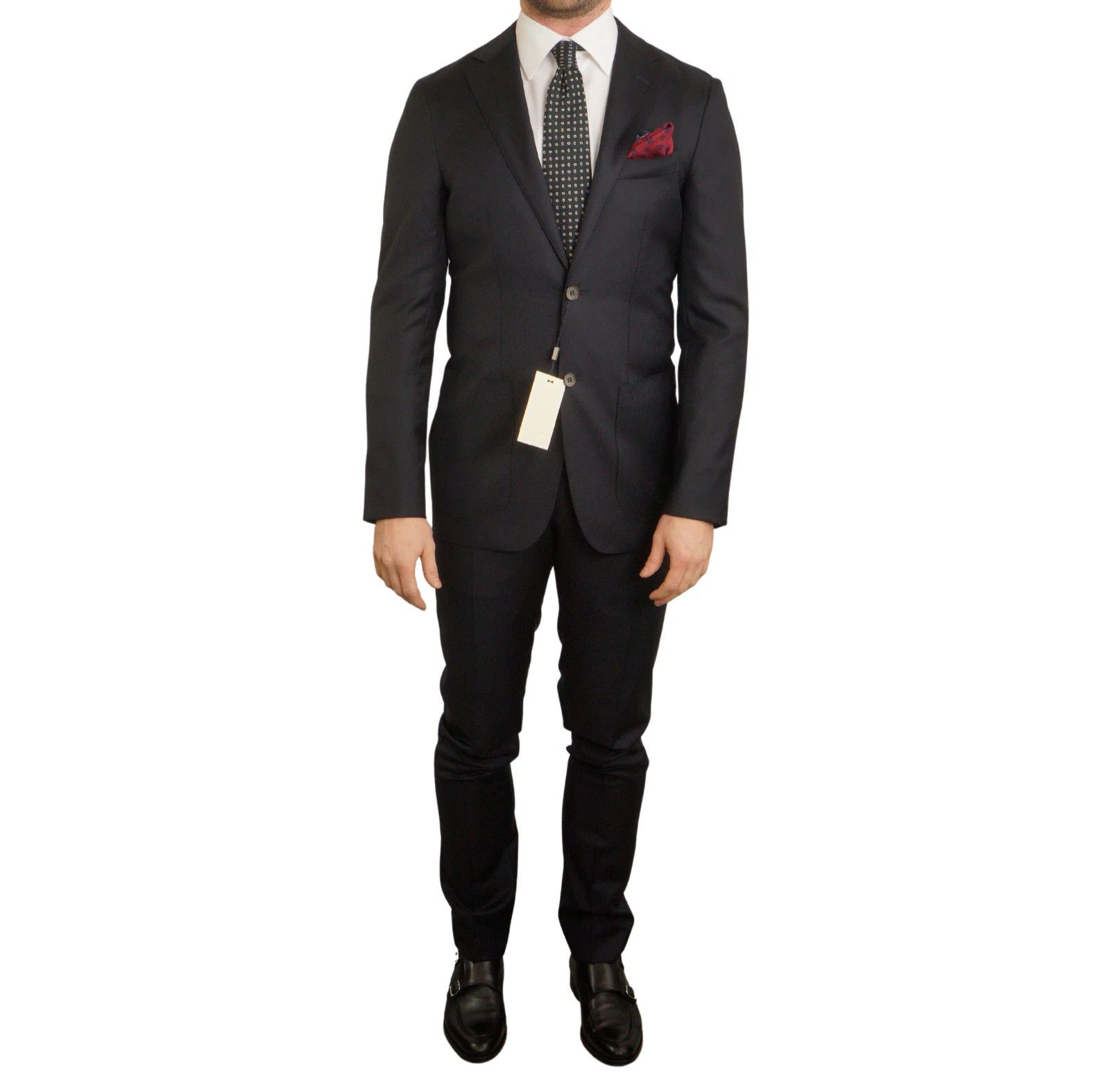 Suitsupply Men Suitsupply Suit Lazio Navy Blue Vitale Barberis US52S Size 52S - 1 Thumbnail