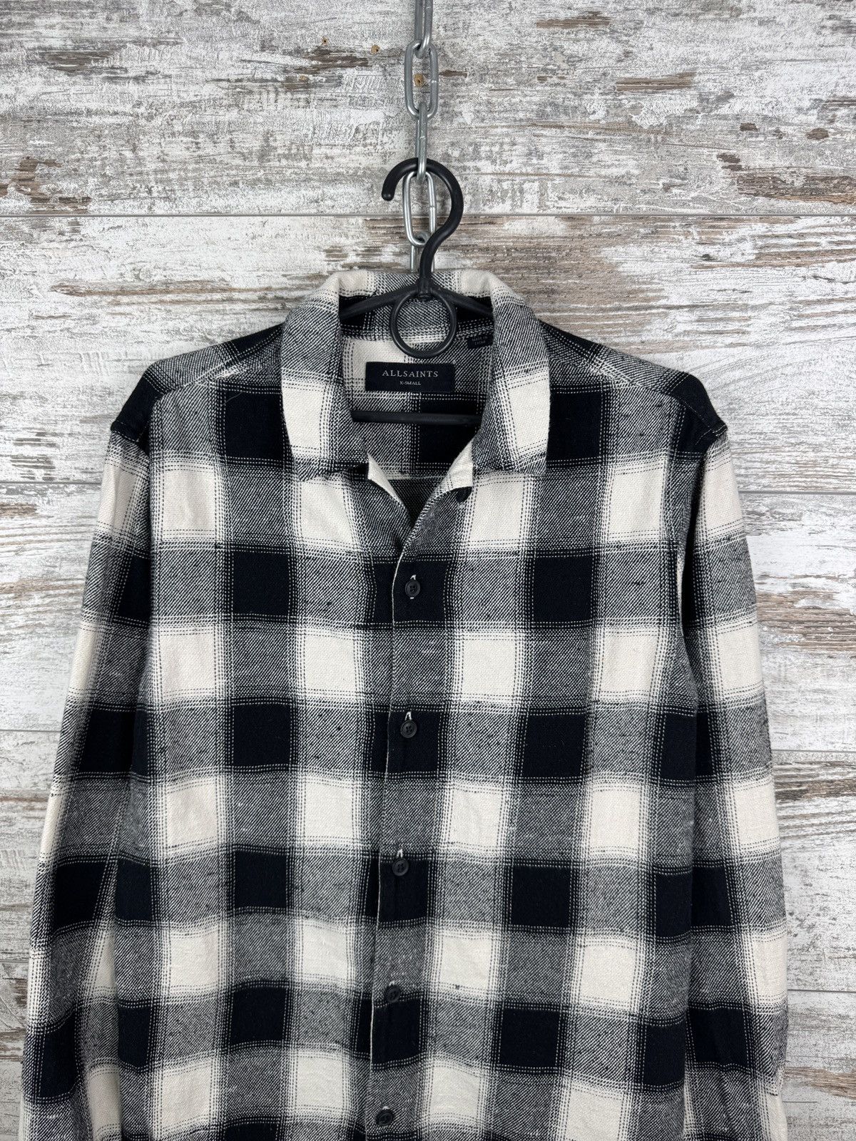 Allsaints Mens Vintage AllSaints ALAMOSA LS SHIRT button up flannel Size US S / EU 44-46 / 1 - 3 Thumbnail