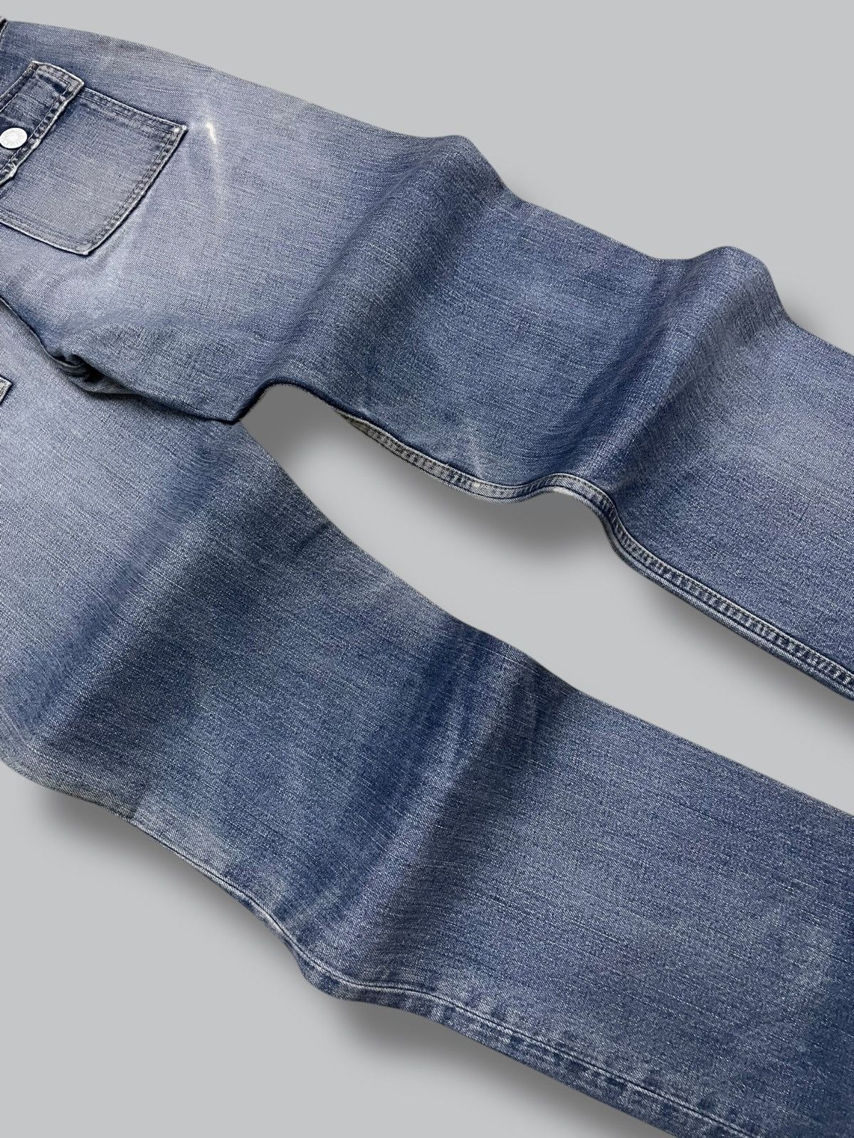 Levi's Vintage Clothing Vintage Designer Levis 302 Bush Pant Distressed Denim Size US 30 / EU 46 - 15 Thumbnail