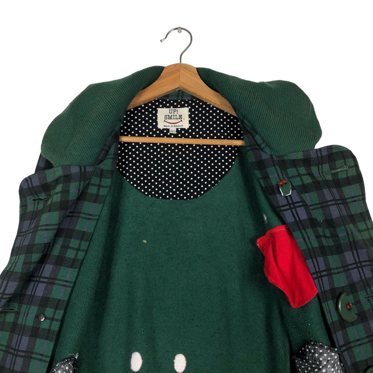 Japanese Brand 🔥Punk Design Tartan Design Up Smile Japan Jacket Kapital Size US L / EU 52-54 / 3 - 14 Thumbnail
