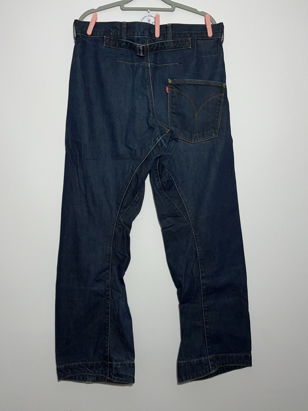 Avant Garde × Levi's × Streetwear Levi’s engineered back buckle wide ...