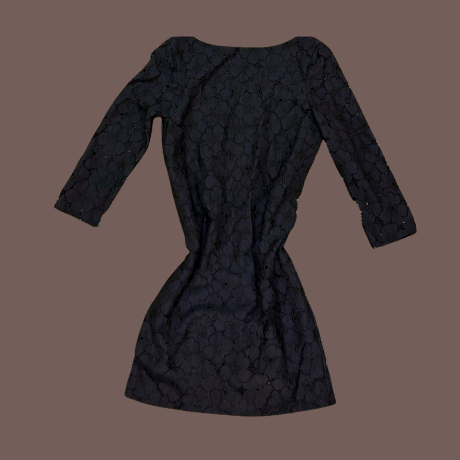 chinese dress ladies Diane von Furstenberg Black Lace Fiorenza Fit & Flare Dress