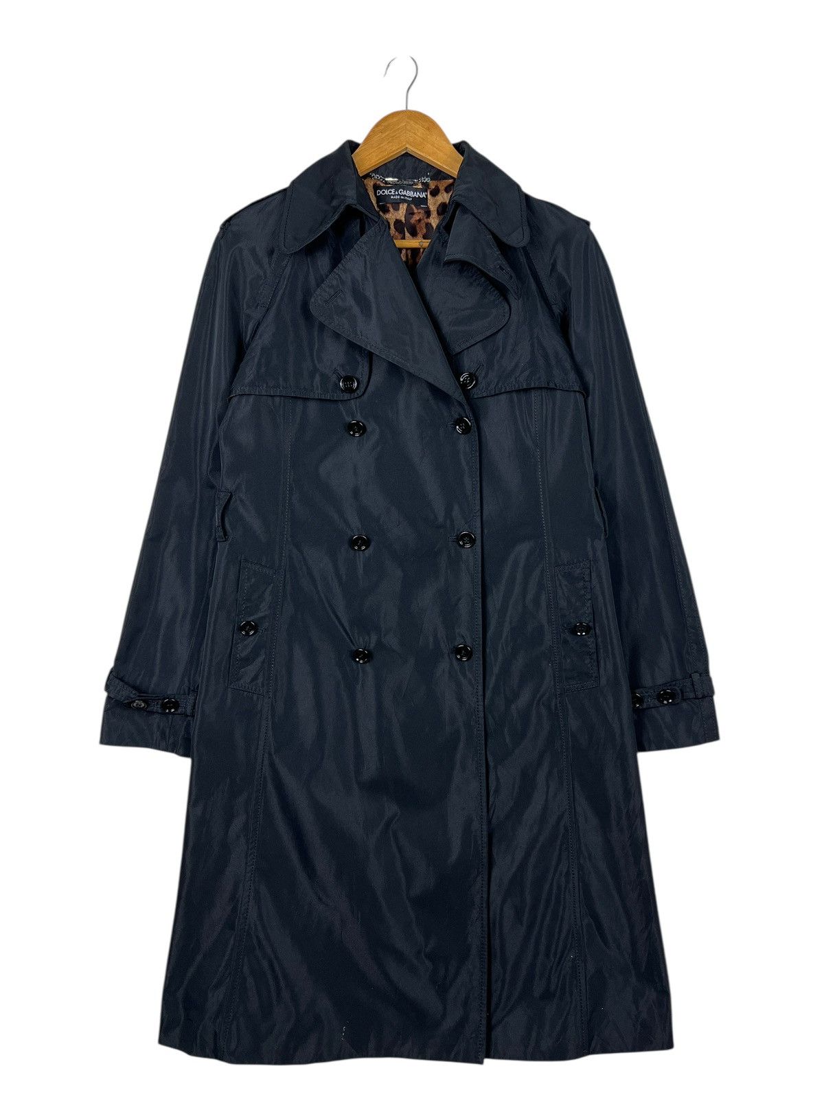 Dolce & Gabbana 🔥 Dolce & Gabbana Double Breast Trenchcoat Leopard lining Size S / US 4 / IT 40 - 2 Thumbnail