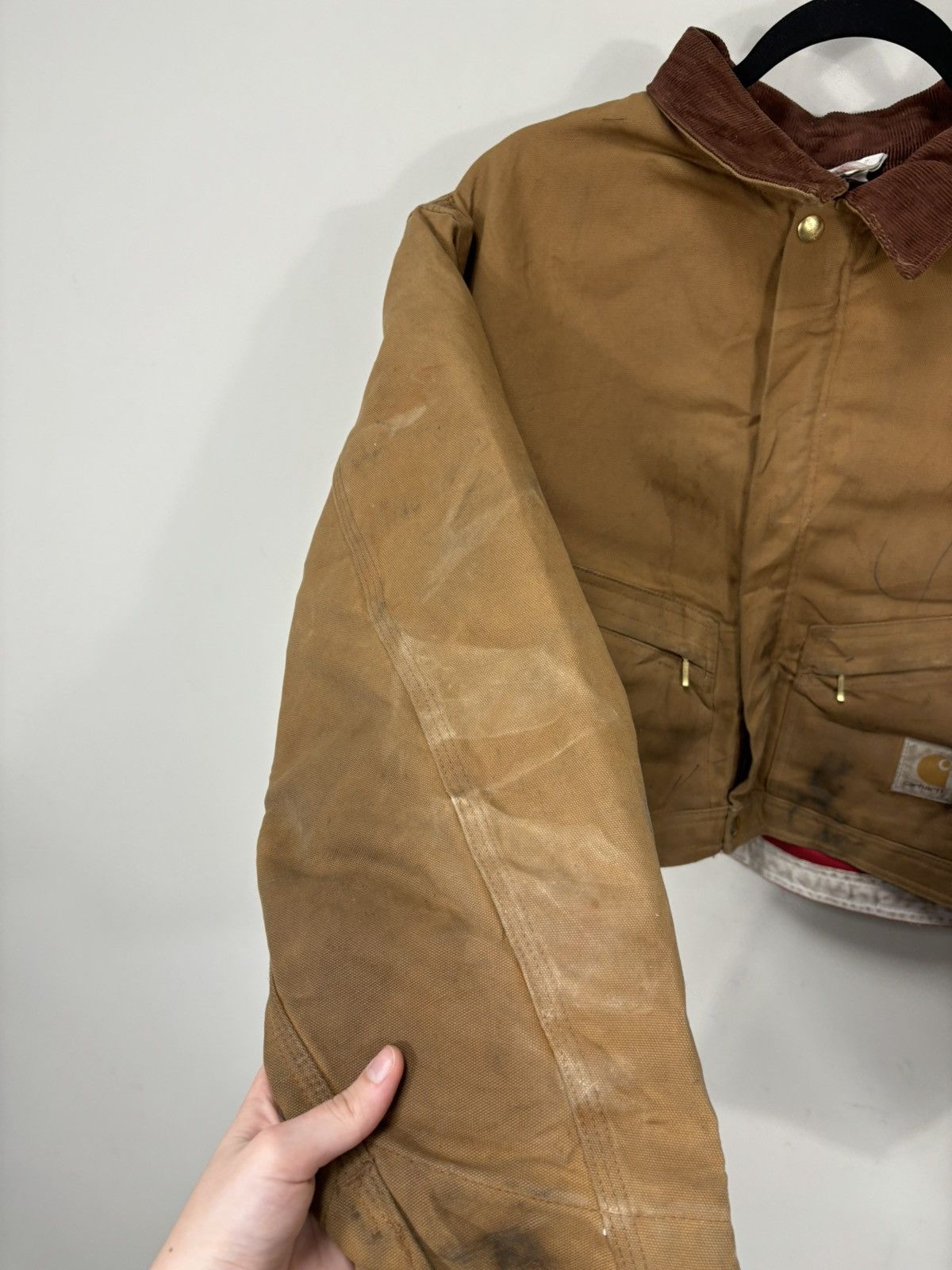 Carhartt Vintage 90s Carhartt USA Made Work Hype Boxy Cropped Jacket Size US M / EU 48-50 / 2 - 12 Thumbnail
