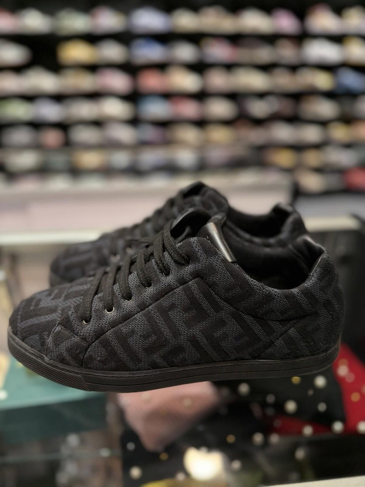 Fendi FENDI Monogram Black FF Logo Sneaker Men Size 7UK/8US $800 Size US 8 / EU 41 - 7 Thumbnail