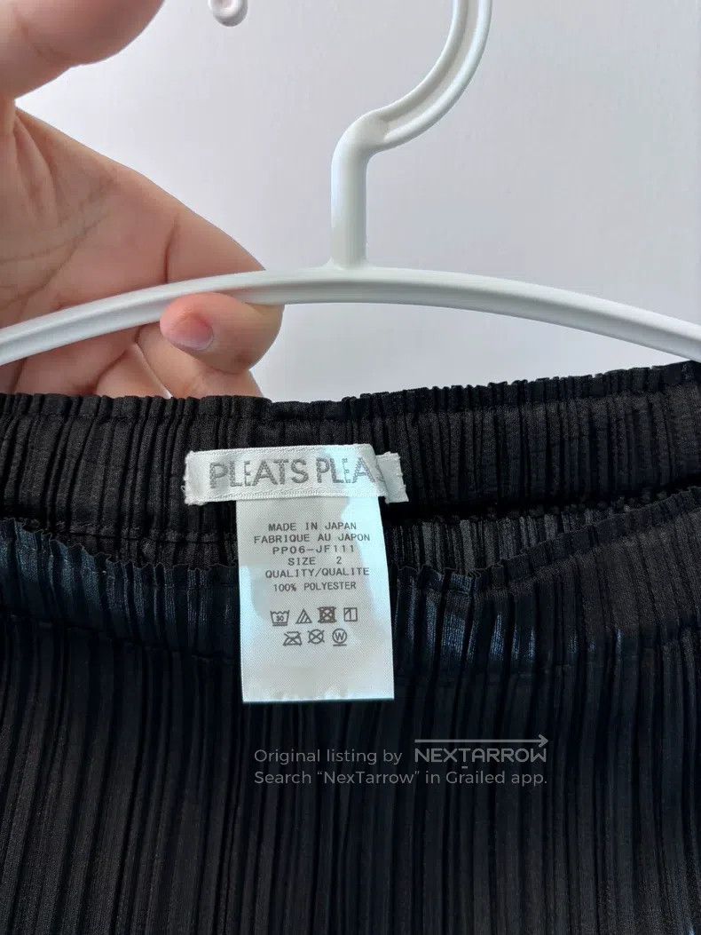 Issey Miyake Black Straight-Leg Long Pants