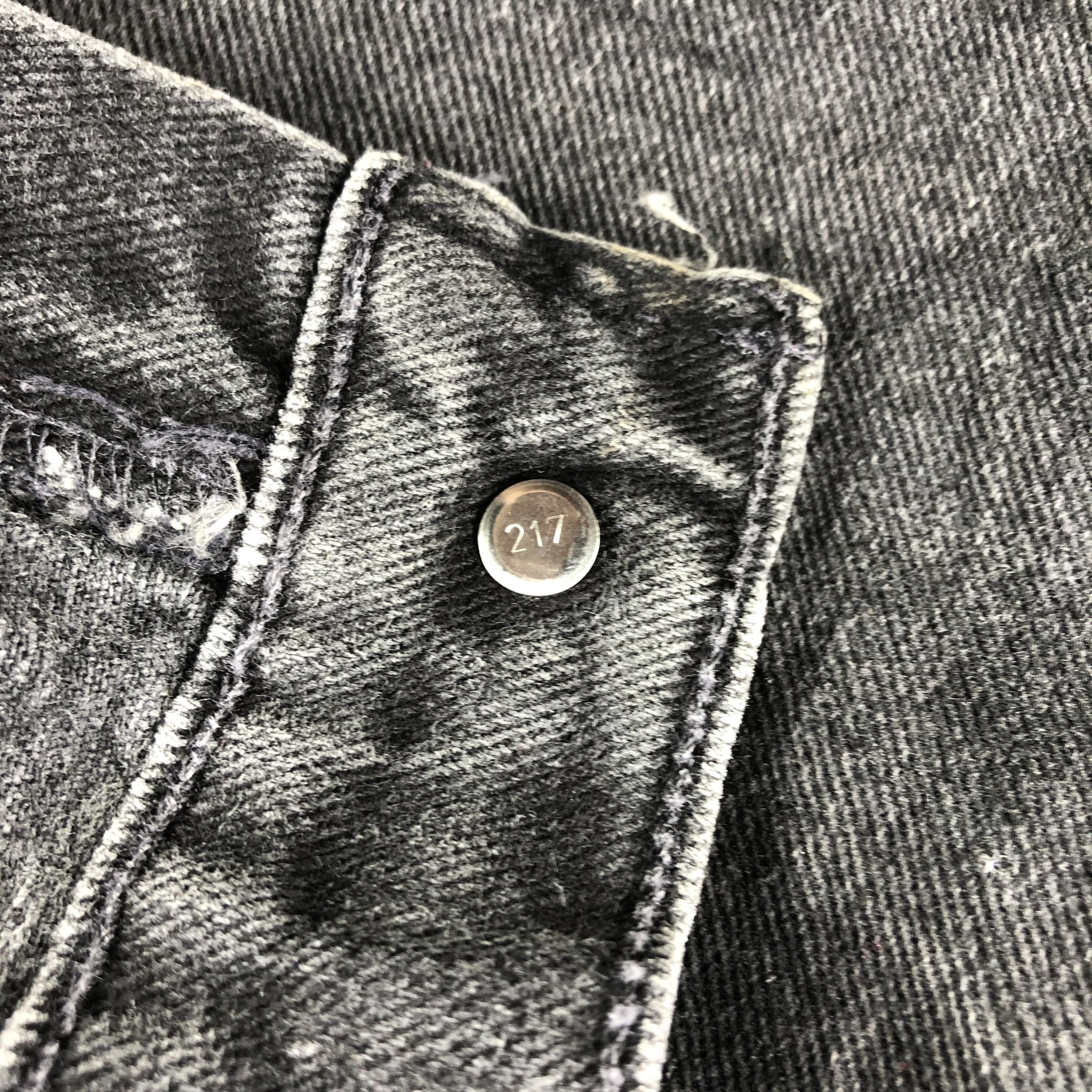 Levi's × Vintage 90s Vintage Faded Black Levis Jeans-JM2972 Size US 33 - 9 Thumbnail