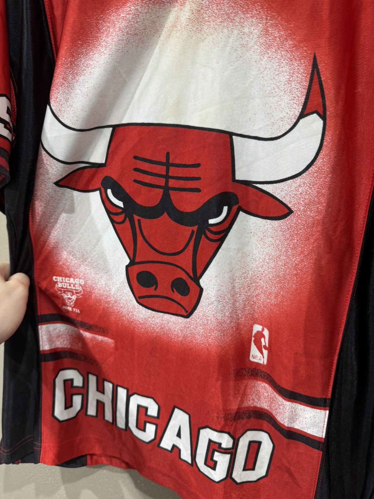 NBA Vintage 90s Chicago bulls tshirt Jersey NBA big logo y2k Size US M / EU 48-50 / 2 - 4 Thumbnail