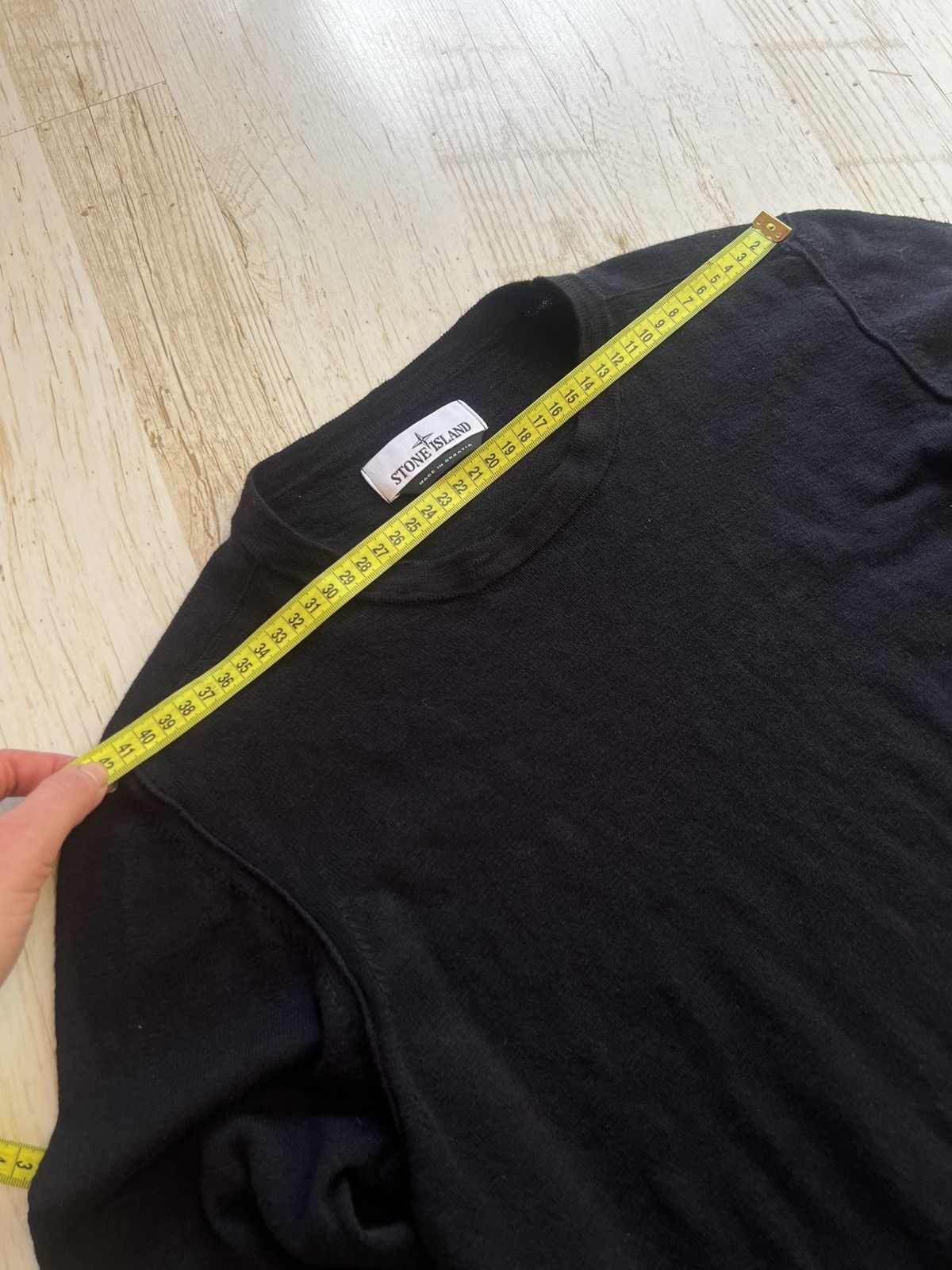 Stone Island Stone Island Black Knit Pullover Sweater Size S Size US S / EU 44-46 / 1 - 15 Thumbnail