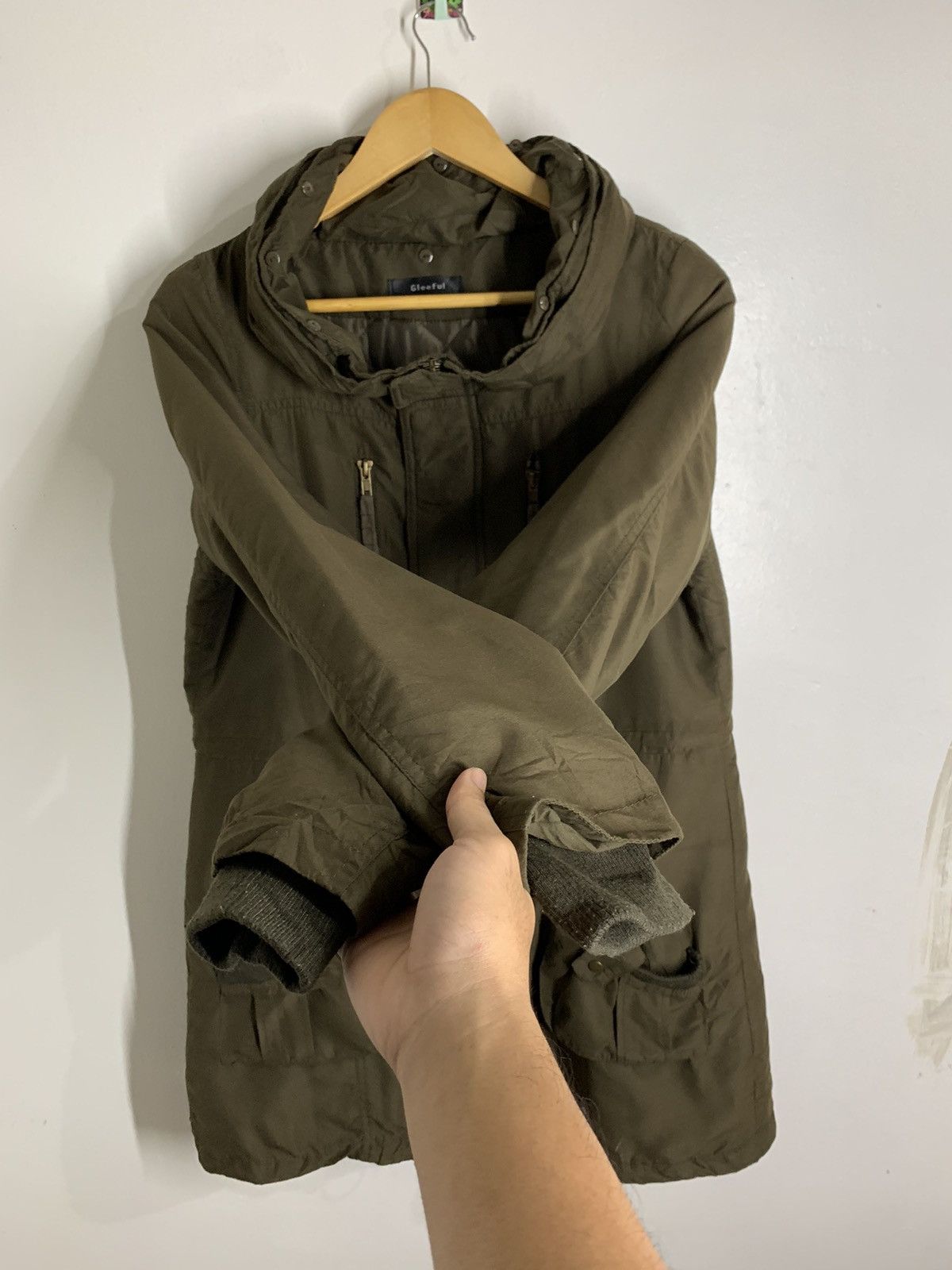 Japanese Brand × Vintage Vintage Gleeful Parka Hoodie Jacket Size US M / EU 48-50 / 2 - 7 Thumbnail