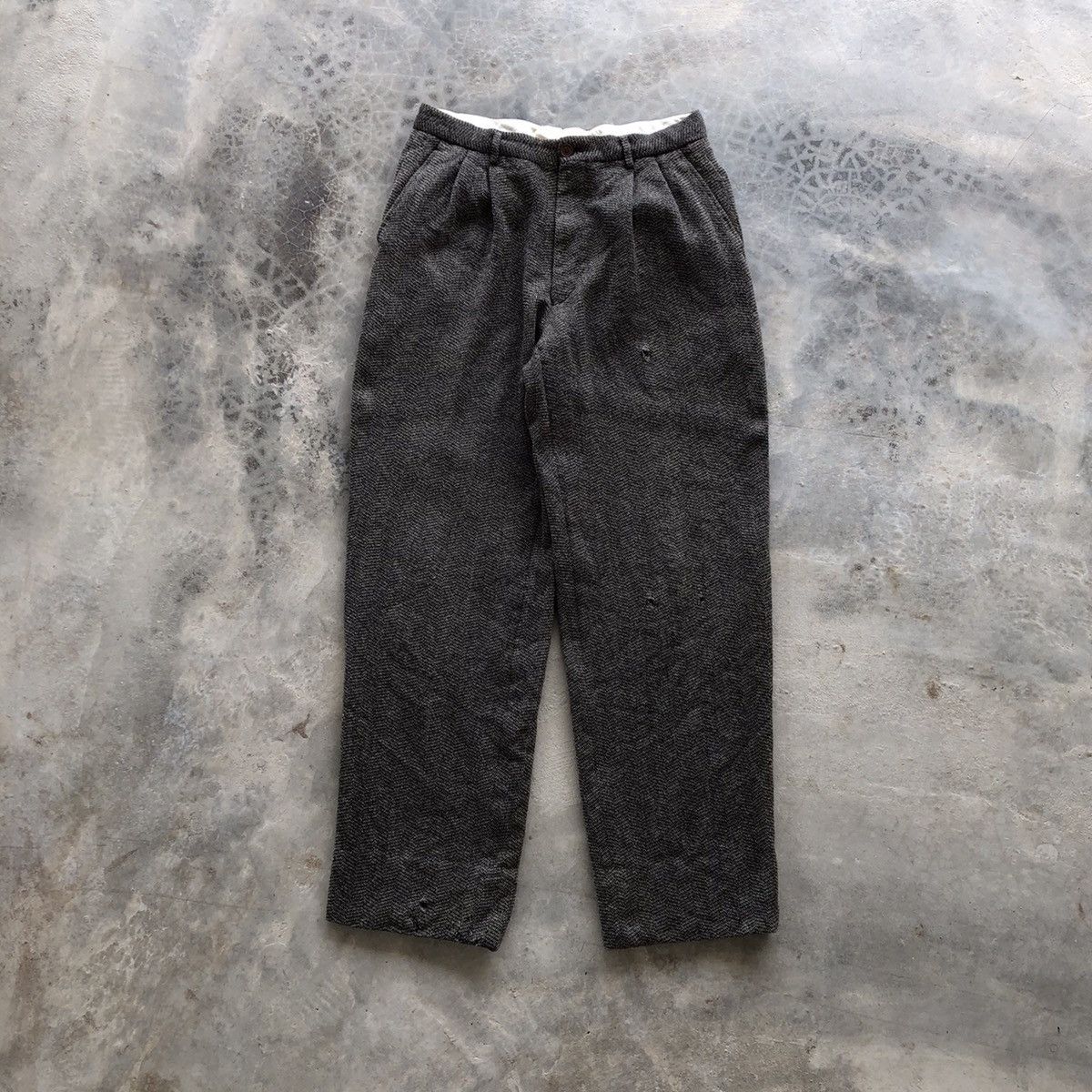 CHRISTIAN DIOR Monsieur Wool Casual Pants