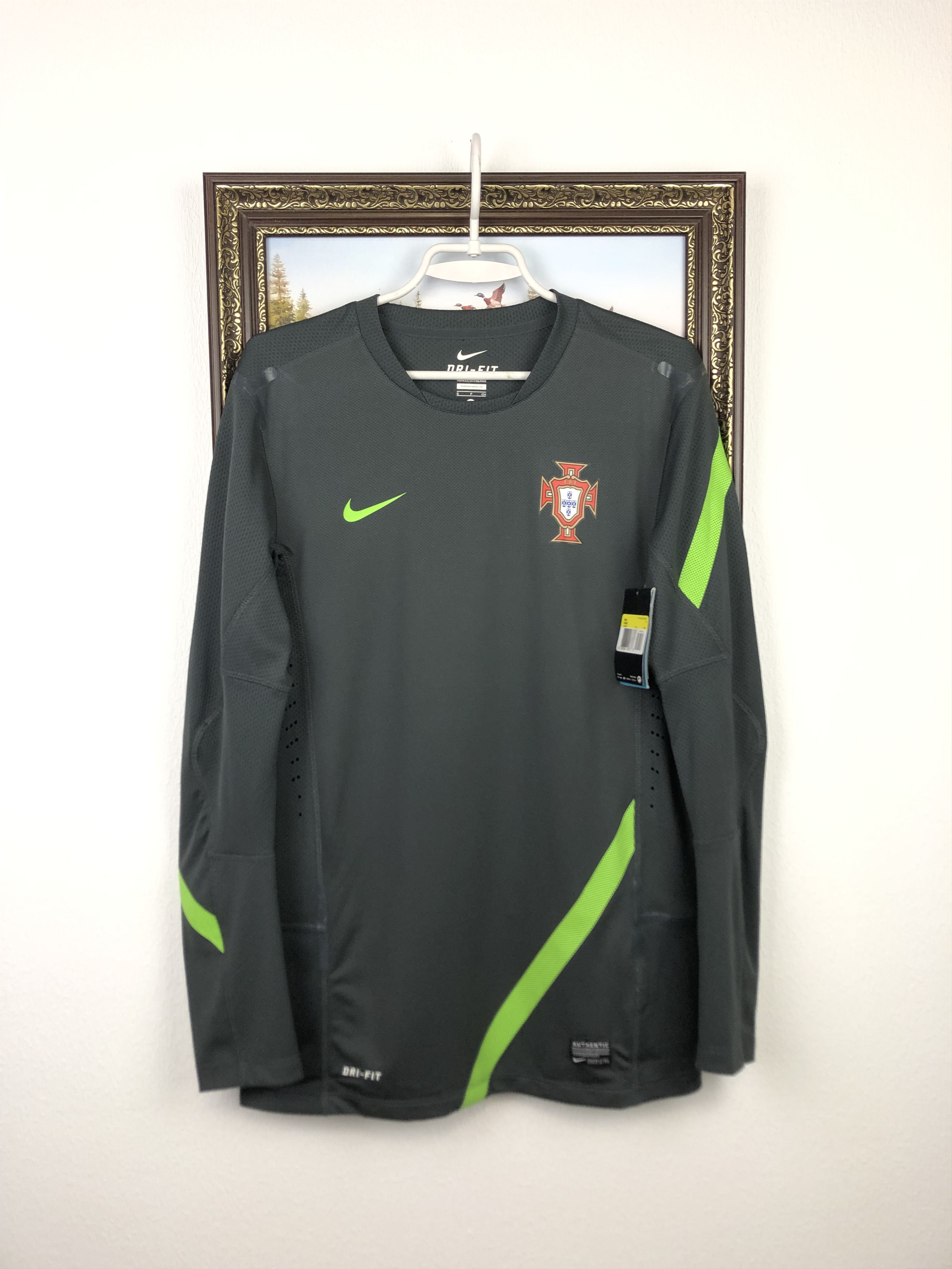 Portugal shirt 2012 Long Sleeve Player Issue New Soccer