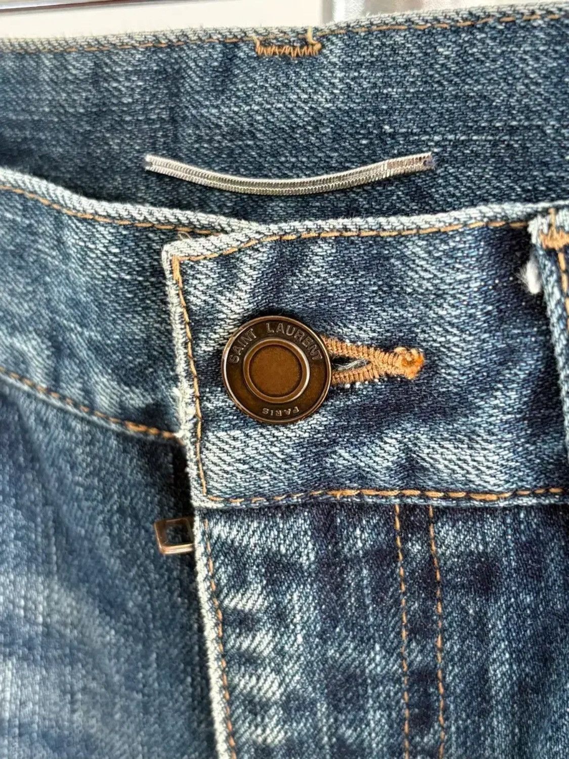 Saint Laurent Paris Saint Laurent 18FW Distressed Denim Jeans Size US 32 / EU 48 - 4 Thumbnail