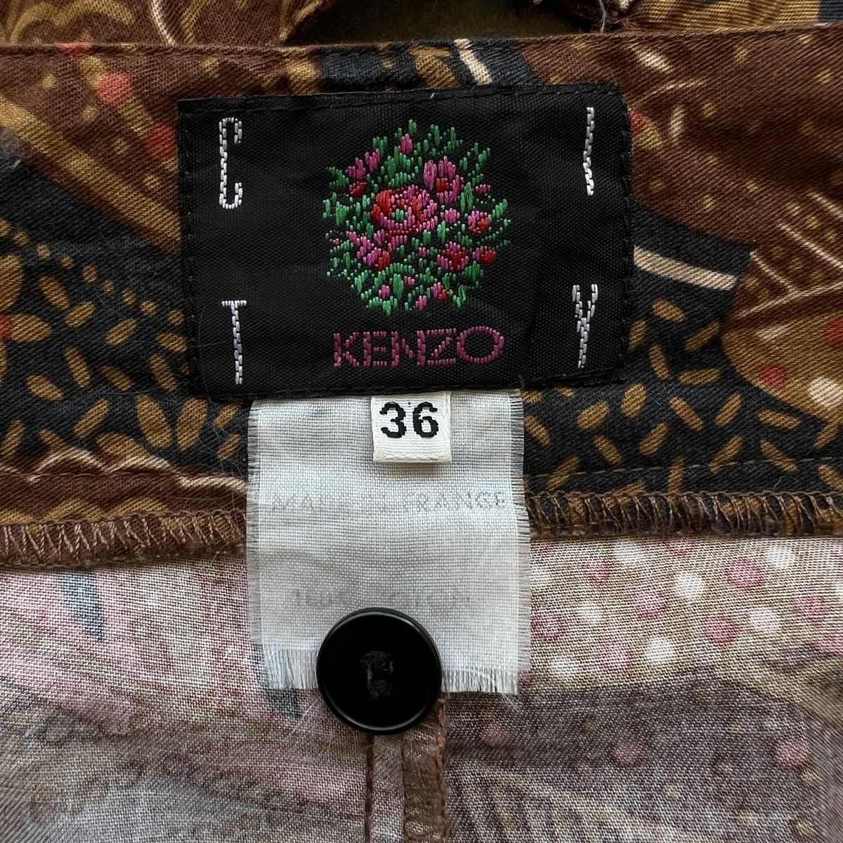 Kenzo Kenzo City Flower Made In France - Size 25 Size 25" / US 0 / IT 36 - 10 Thumbnail