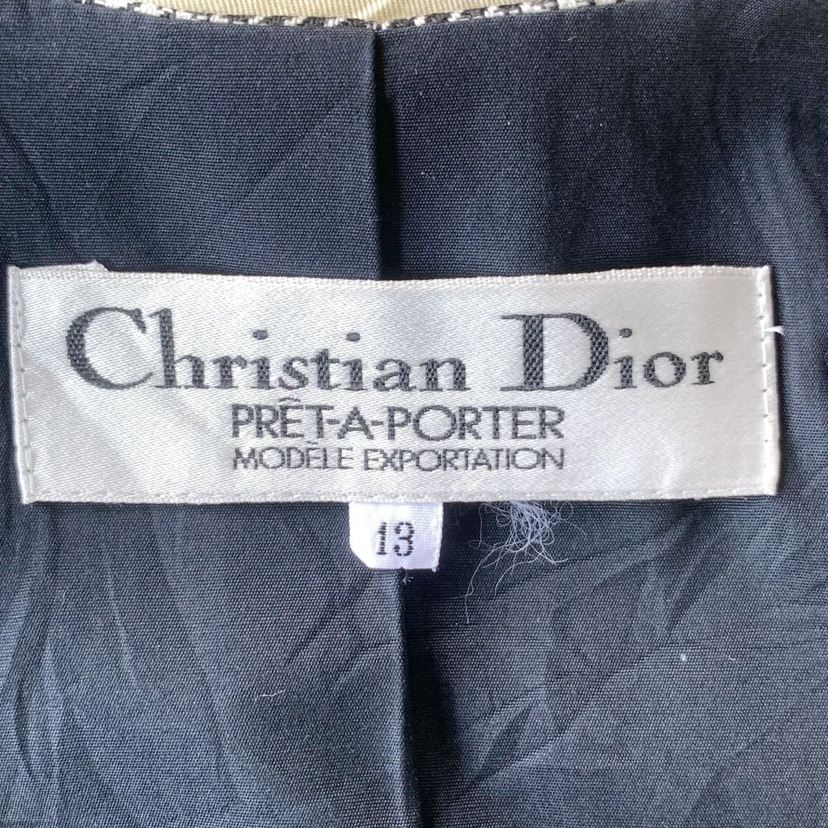 Dior × Vintage 80s 90s Christian Dior Pret A Porter Shirt Size M / US 6-8 / IT 42-44 - 7 Thumbnail