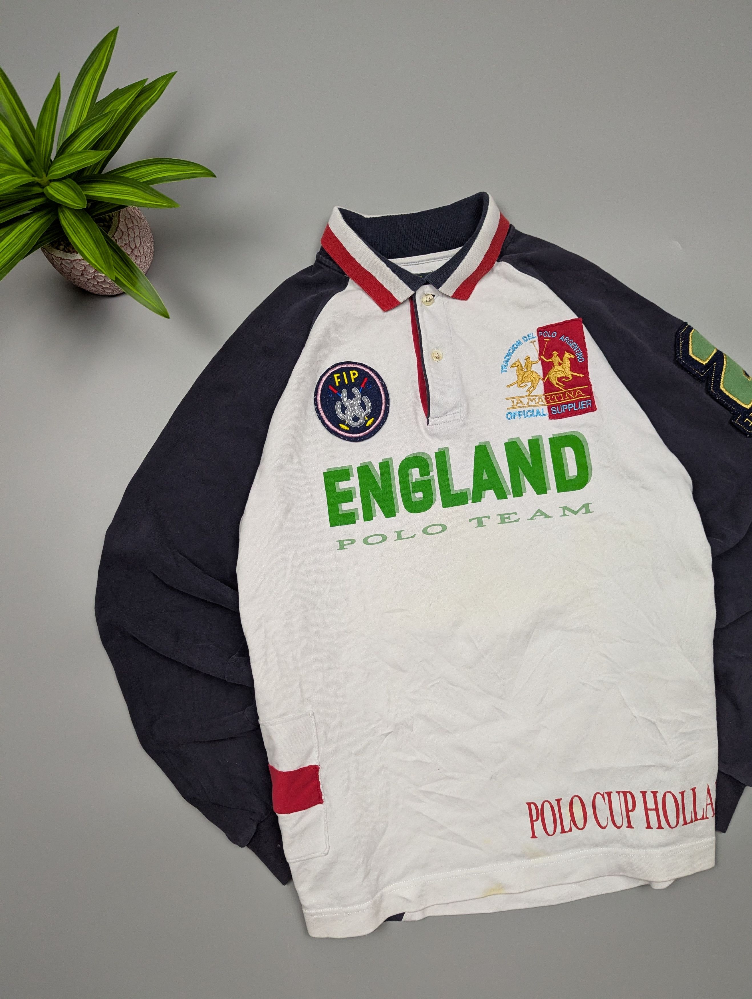 La Martina La Martina Men's England Polo Shirt European Championship Size US XL / EU 56 / 4 - 3 Thumbnail