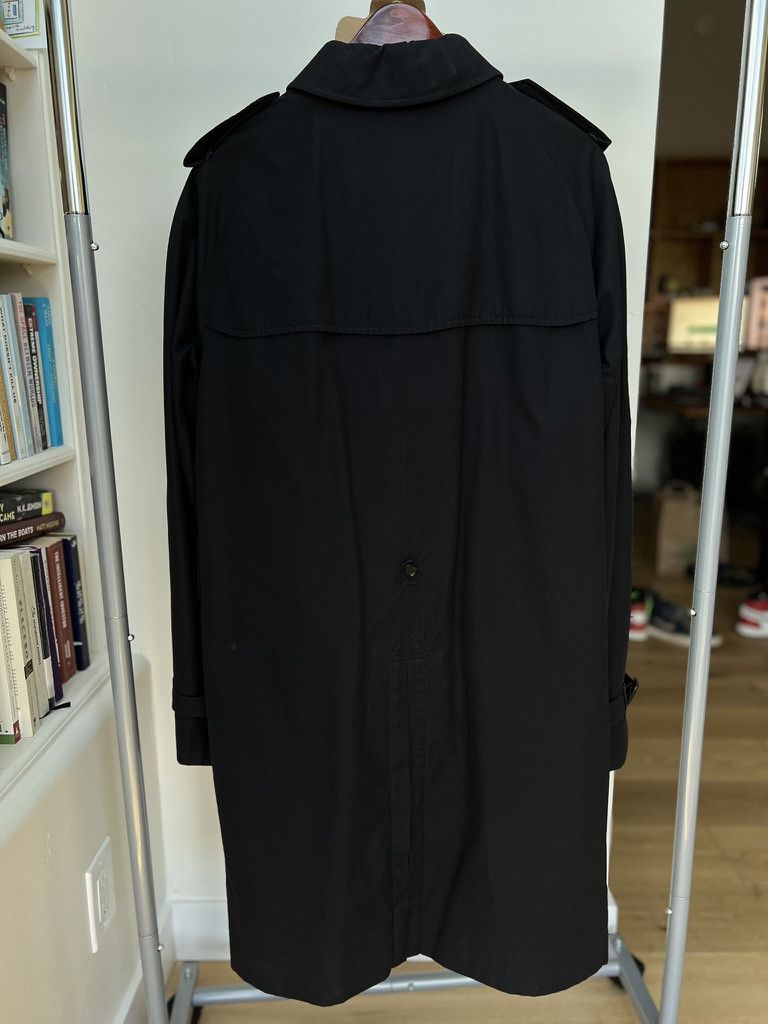 Burberry Burberry Navy Cotton Trench Coat Size US L / EU 52-54 / 3 - 3 Thumbnail