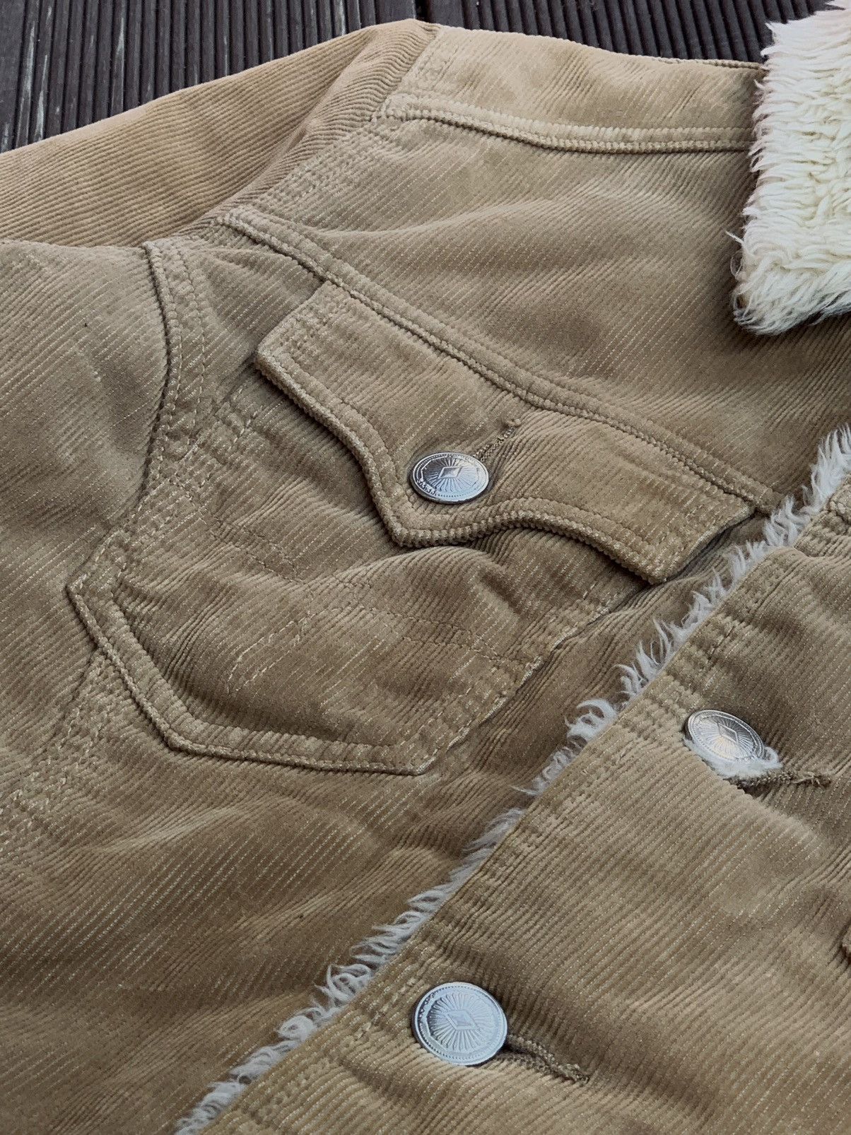 Edwin Exlusive Vintage Edwin Curduroy Fur Jacket Size US L / EU 52-54 / 3 - 6 Thumbnail