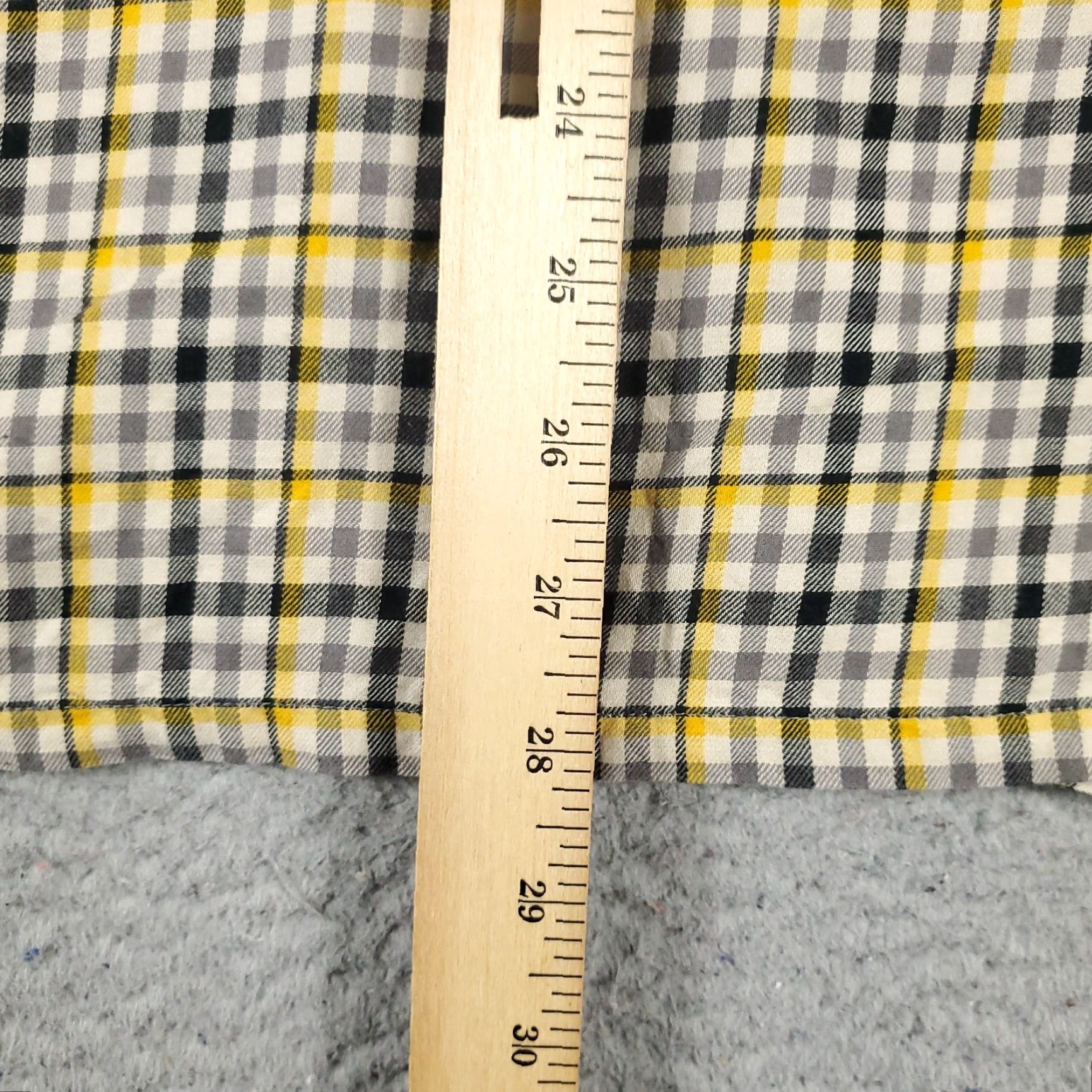 Ralph Lauren Ralph Lauren Shirt Button-Up Men’s Plaid Long Sleeve Button Collared Yellow Gray Color M Medium Classic Preppy American Modern Colorful Regular Size US M / EU 48-50 / 2 - 5 Thumbnail