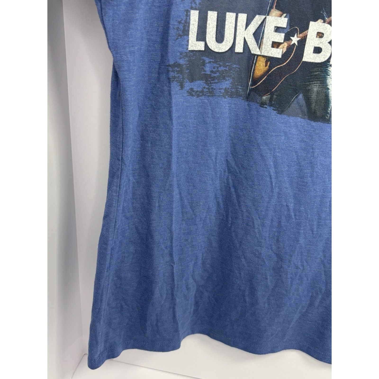 The Unbranded Brand Luke Bryan 2019 Tour Tee Women’s Large Blue Graphic Concert Size L / US 10 / IT 46 - 4 Thumbnail