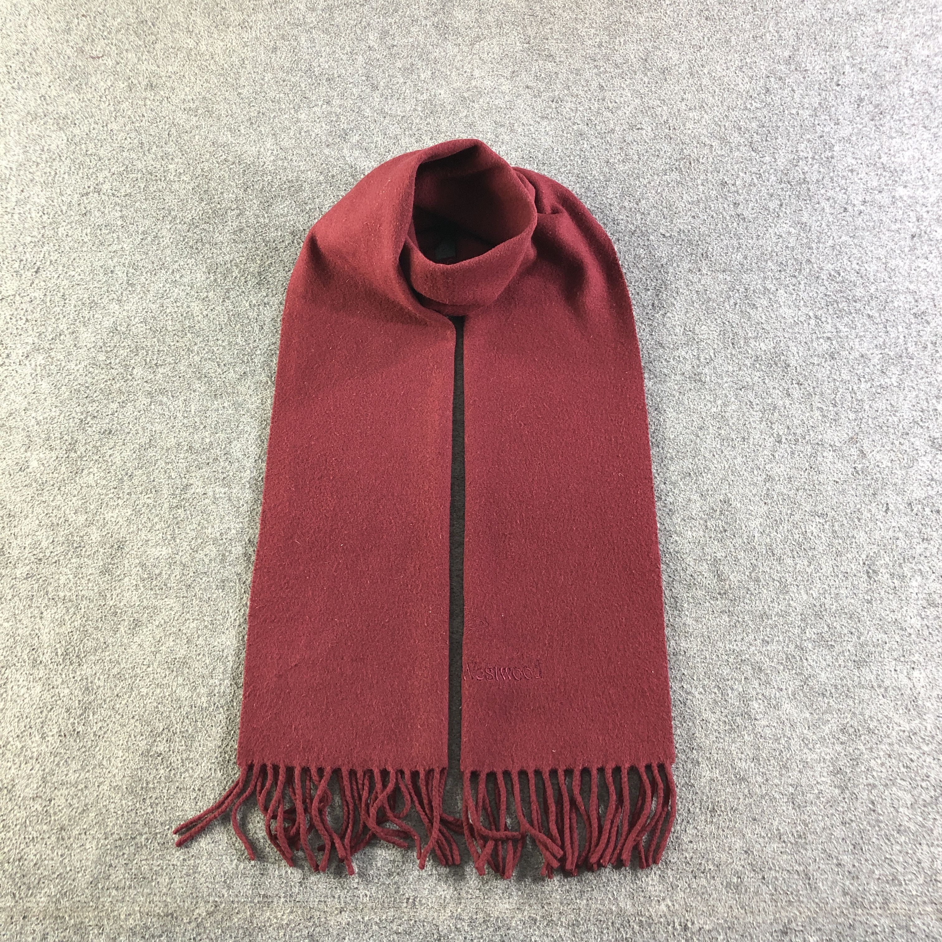 Vivienne Westwood Vivienne Westwood Plain Wool Scarf Muffler V2647 Size ONE SIZE - 1 Thumbnail