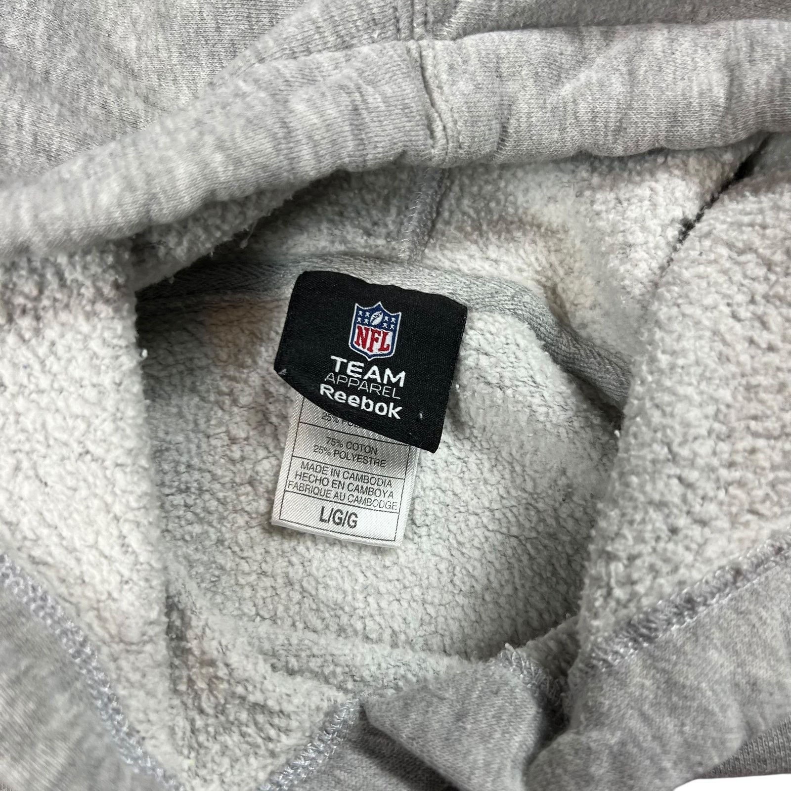 NFL × Vintage Vintage Y2K Reebok New England Patriots Randy Moss 81 hoodie Size US L / EU 52-54 / 3 - 5 Thumbnail