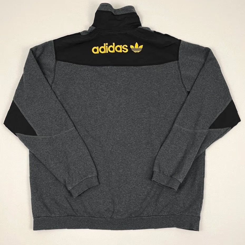 Adidas Adidas Sweatshirt Adult Men 2XL Heather Gray Advantage Field Half Zip Active Gym Size US XXL / EU 58 / 5 - 6 Thumbnail