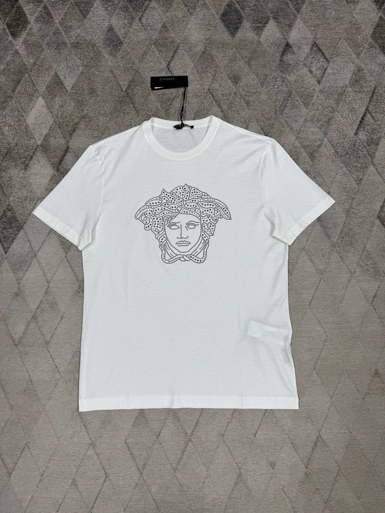 Versace Versace Rhinestone Medusa T-shirt Size US L / EU 52-54 / 3 - 1 Thumbnail